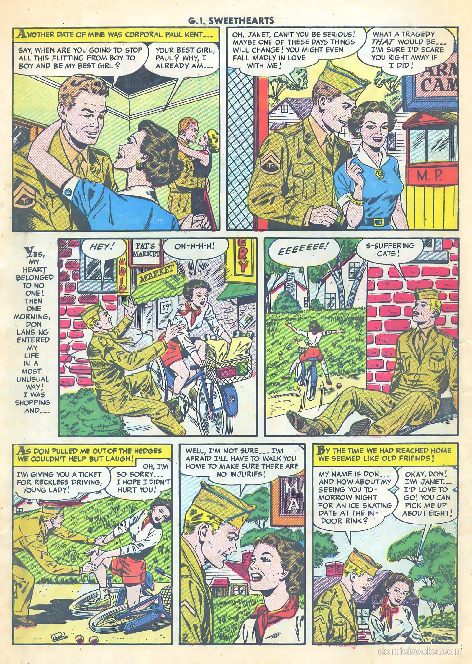 G.I. Sweethearts #45 (1955) — page 4 of 37