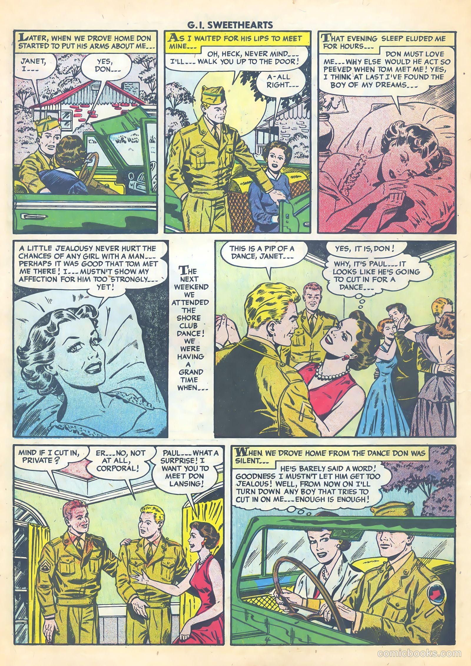 G.I. Sweethearts #45 (1955) — page 6 of 37