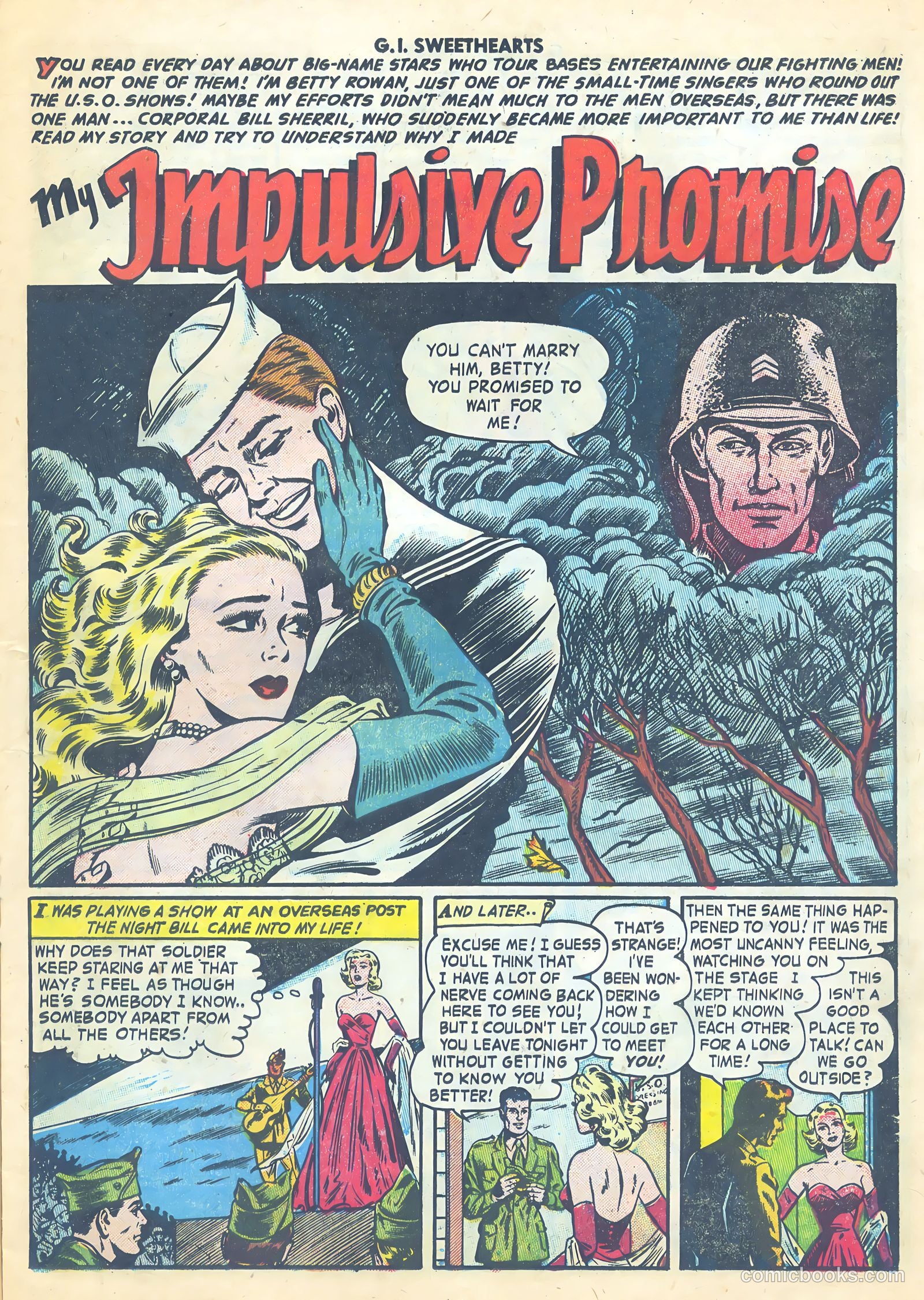 G.I. Sweethearts #45 (1955) — page 11 of 37