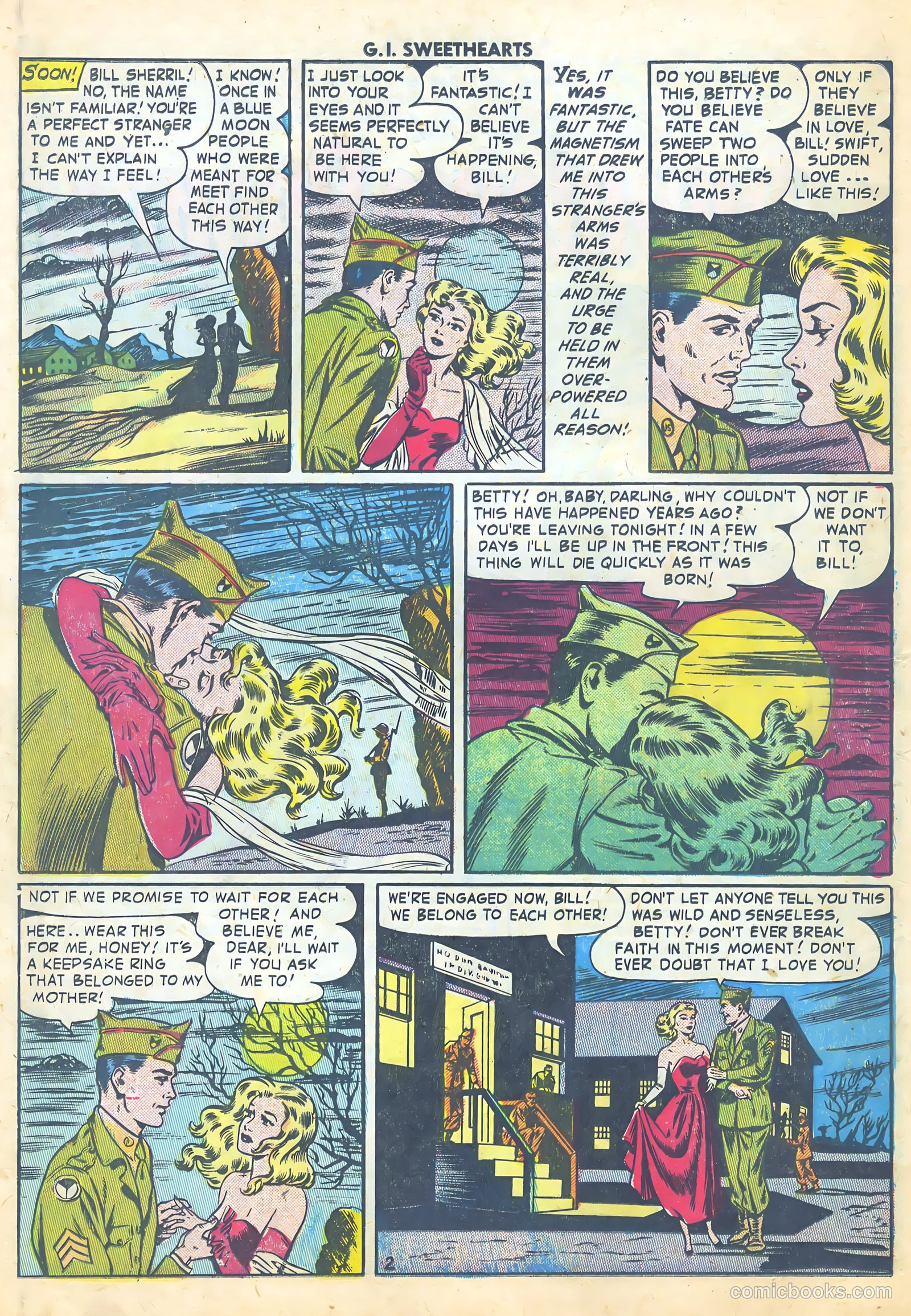 G.I. Sweethearts #45 (1955) — page 12 of 37