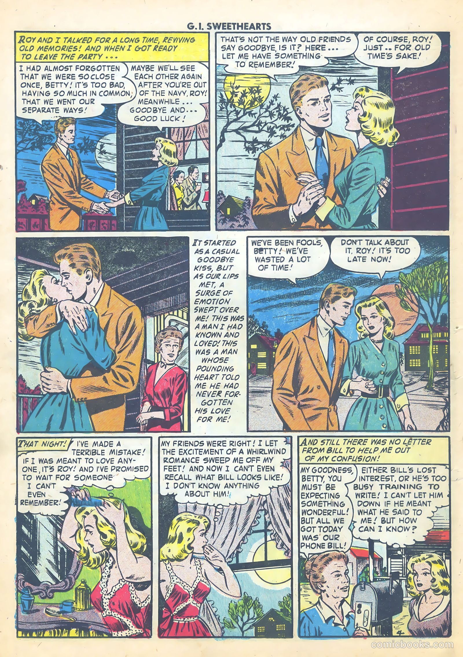 G.I. Sweethearts #45 (1955) — page 14 of 37