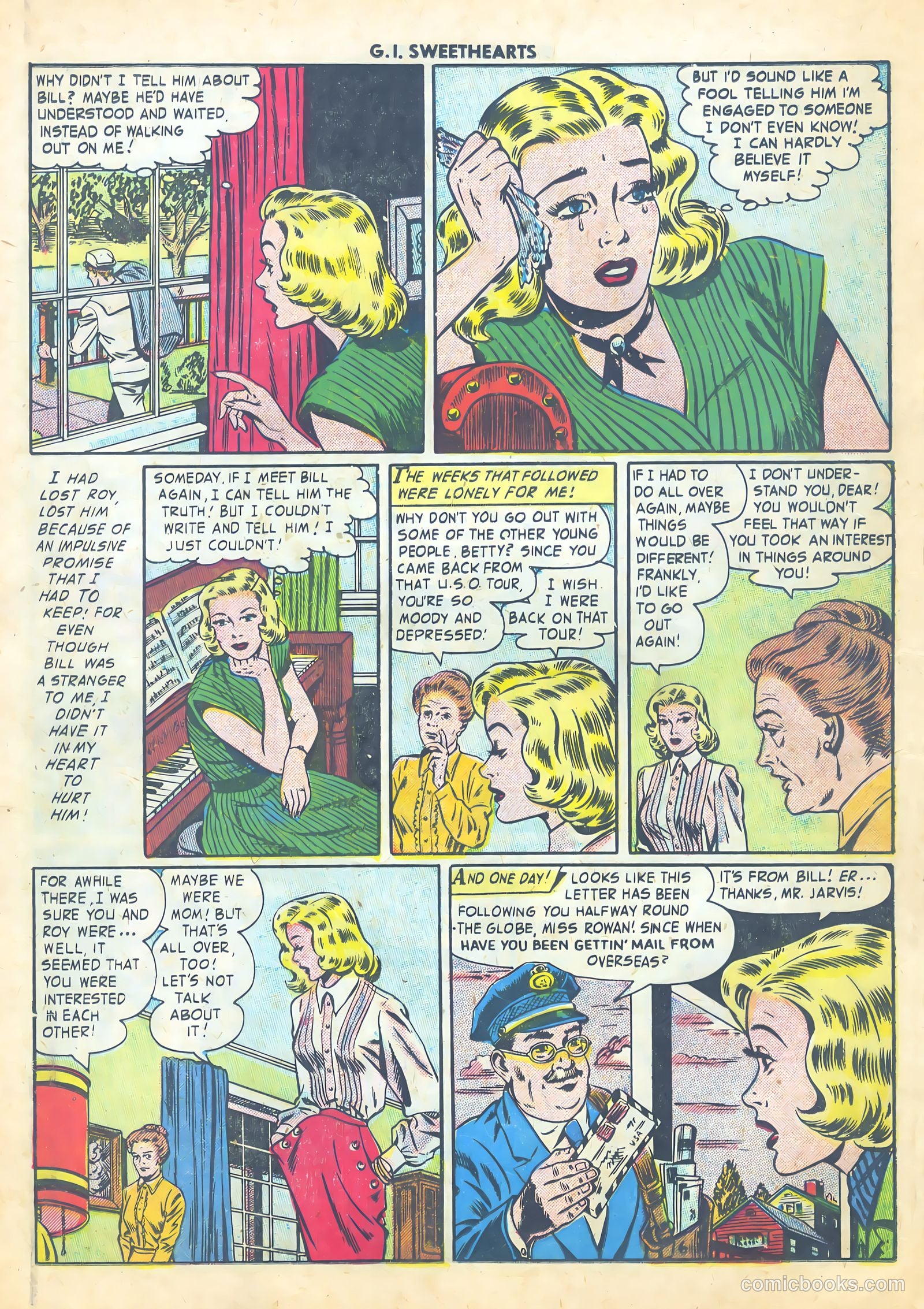 G.I. Sweethearts #45 (1955) — page 16 of 37