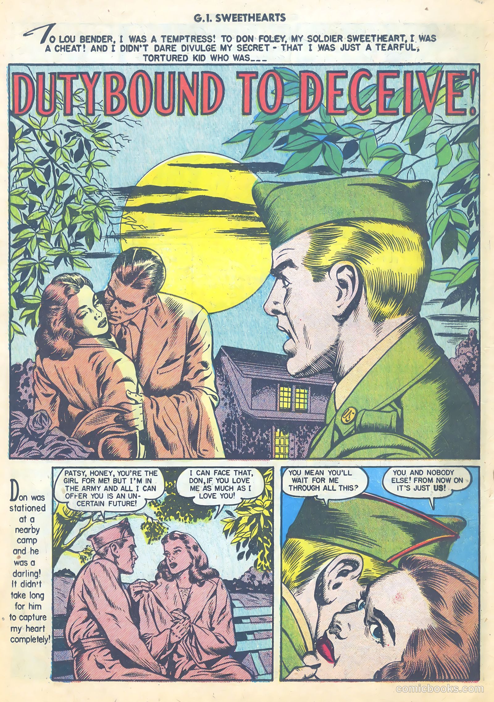 G.I. Sweethearts #45 (1955) — page 18 of 37