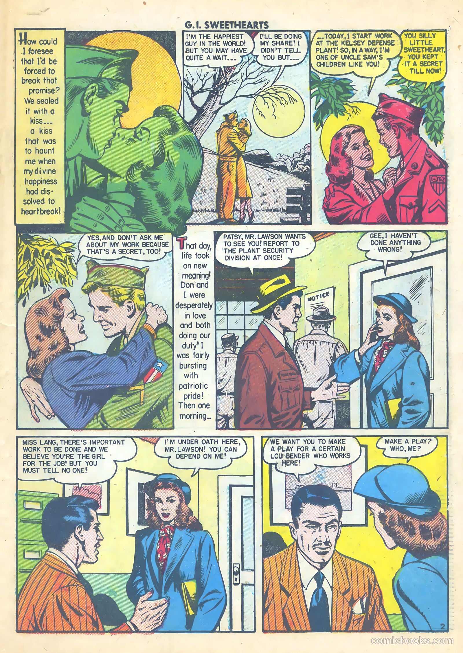 G.I. Sweethearts #45 (1955) — page 19 of 37