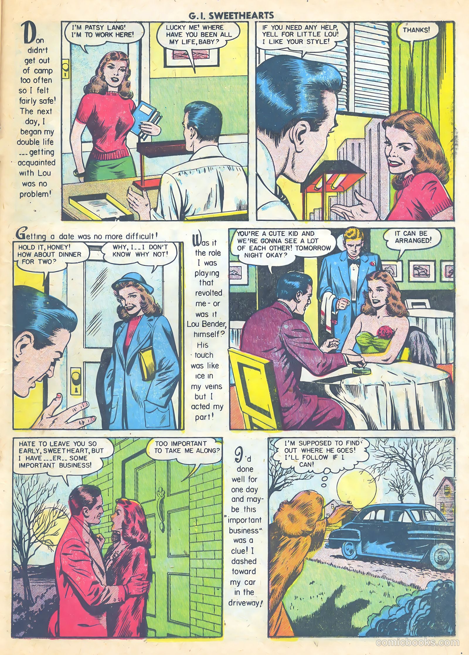 G.I. Sweethearts #45 (1955) — page 21 of 37