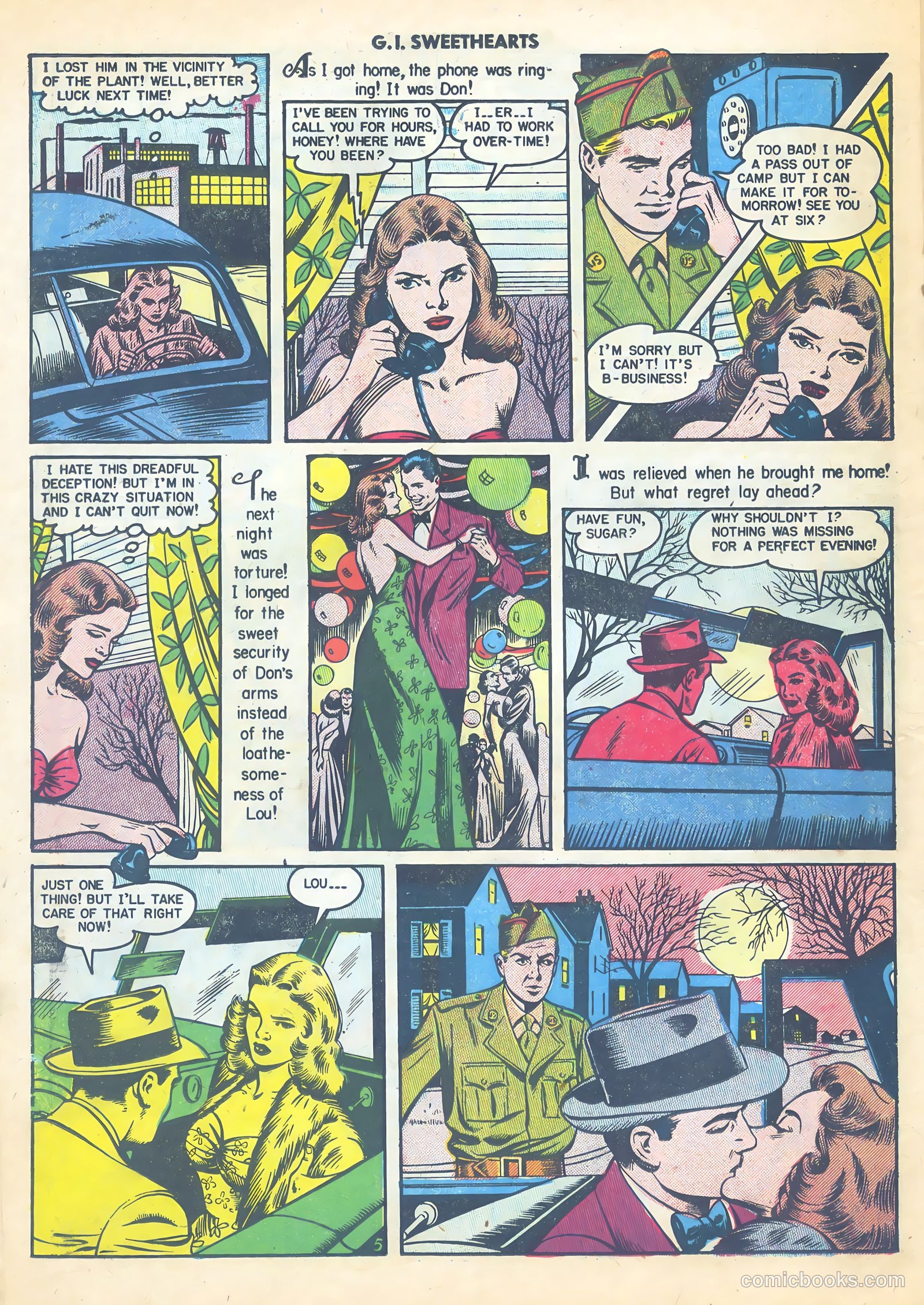 G.I. Sweethearts #45 (1955) — page 22 of 37