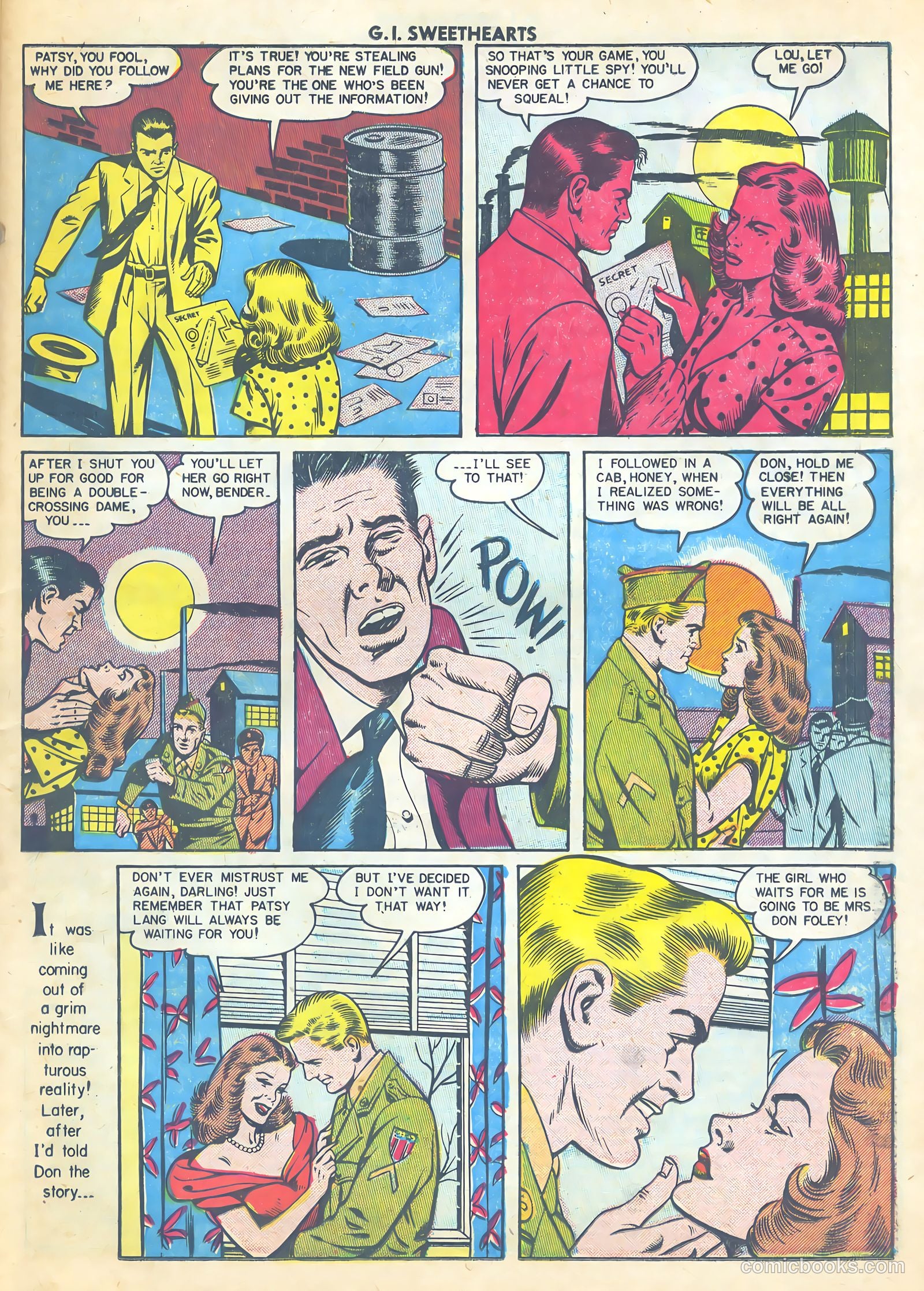 G.I. Sweethearts #45 (1955) — page 25 of 37