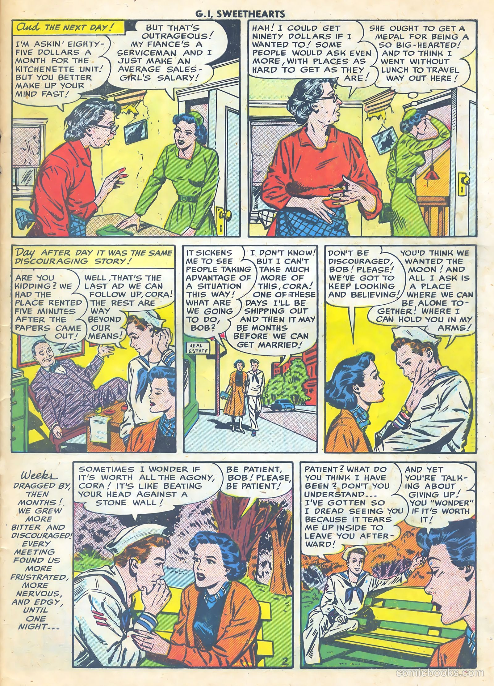 G.I. Sweethearts #45 (1955) — page 29 of 37
