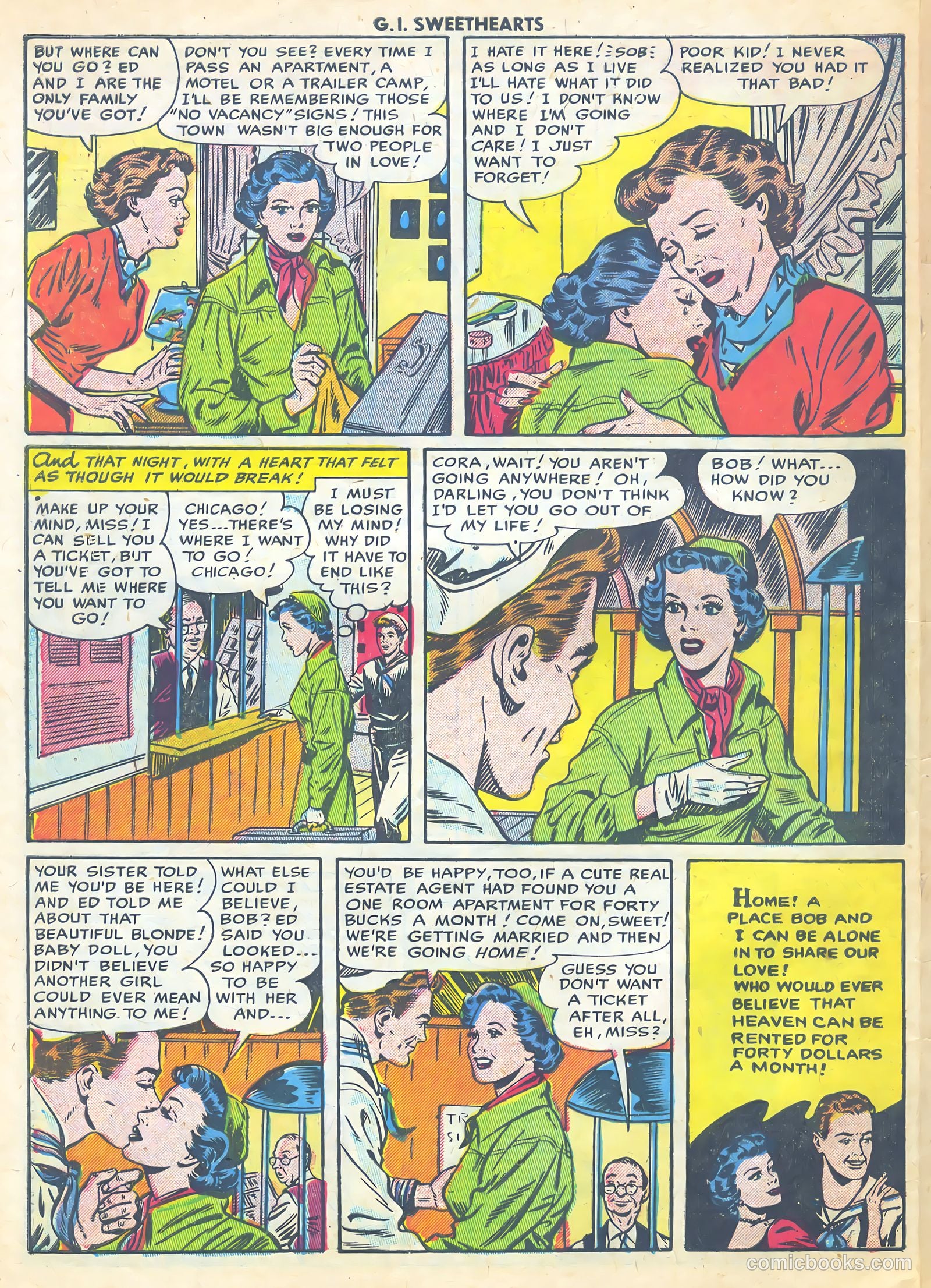 G.I. Sweethearts #45 (1955) — page 32 of 37