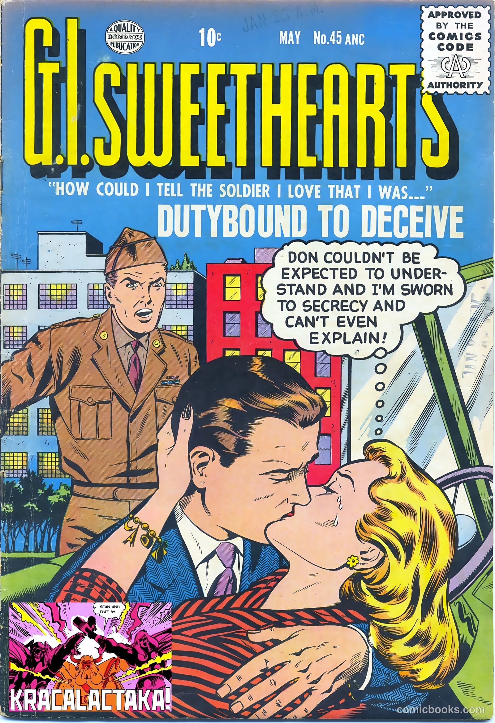 G.I. Sweethearts #45 (1955) — page 37 of 37