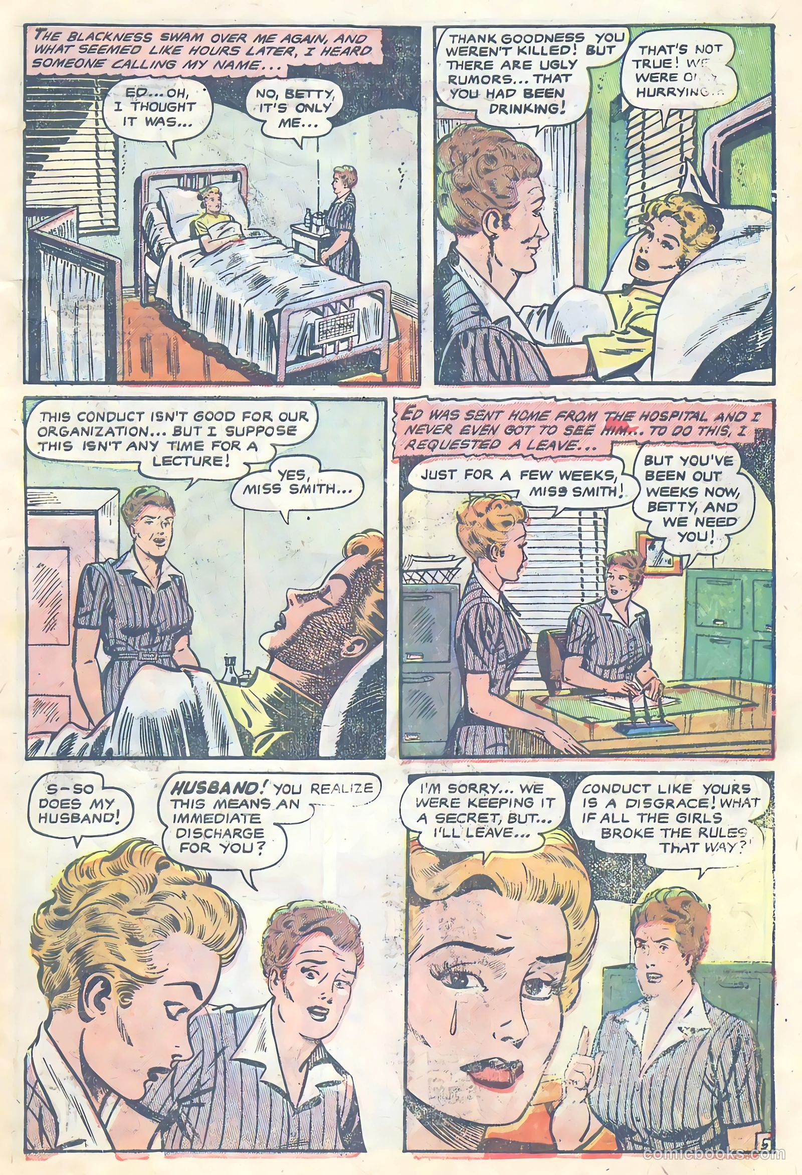G.I. War Brides #1 (1954) — page 7 of 36