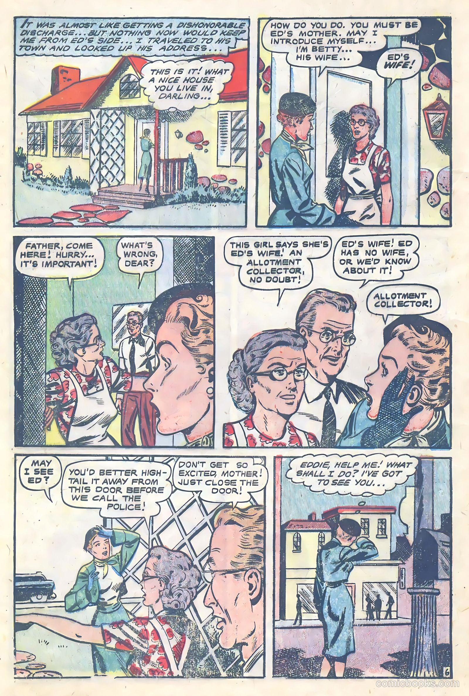 G.I. War Brides #1 (1954) — page 8 of 36