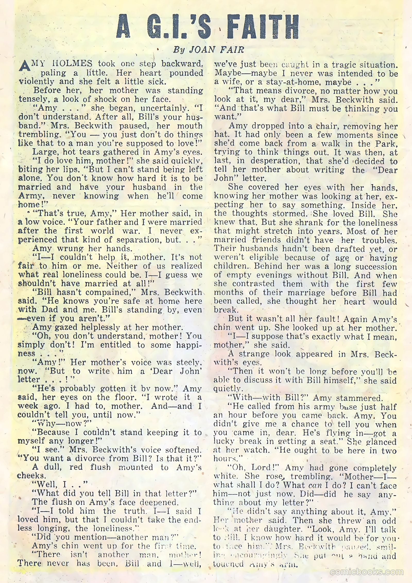 G.I. War Brides #1 (1954) — page 18 of 36