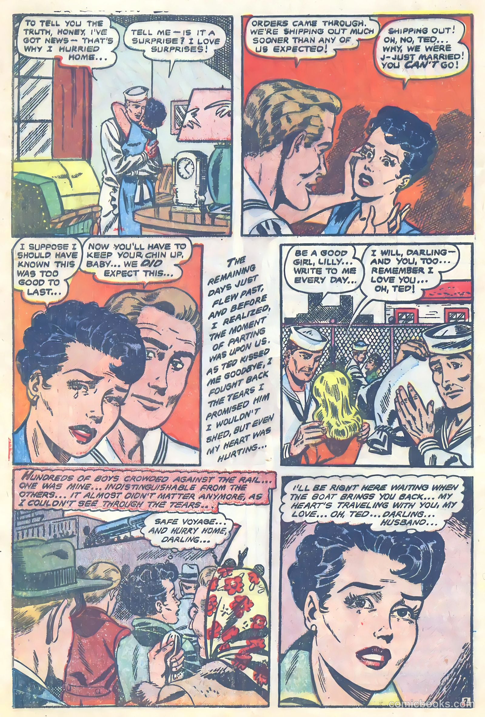 G.I. War Brides #1 (1954) — page 28 of 36