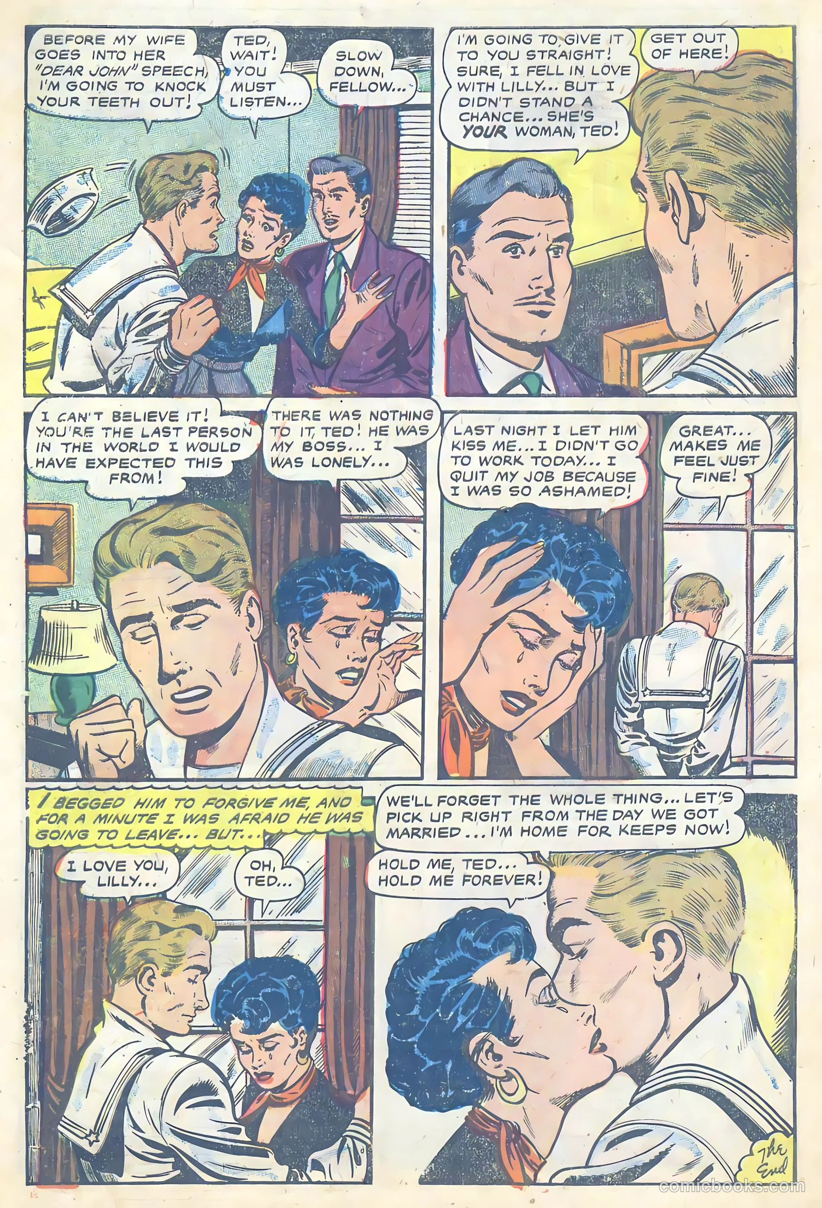 G.I. War Brides #1 (1954) — page 34 of 36