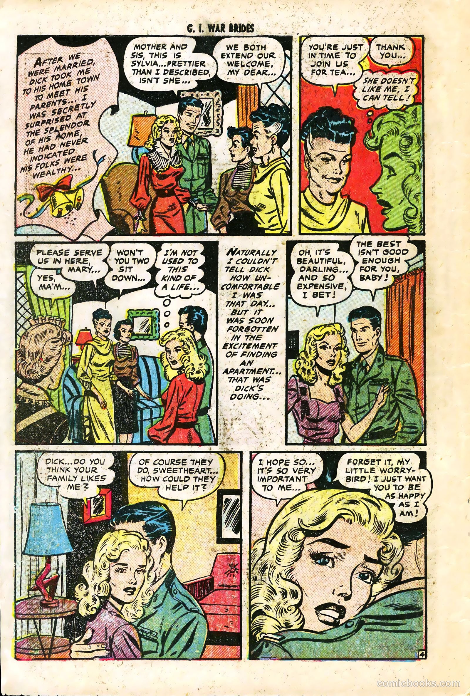 G.I. War Brides #3 (1954) — page 6 of 36