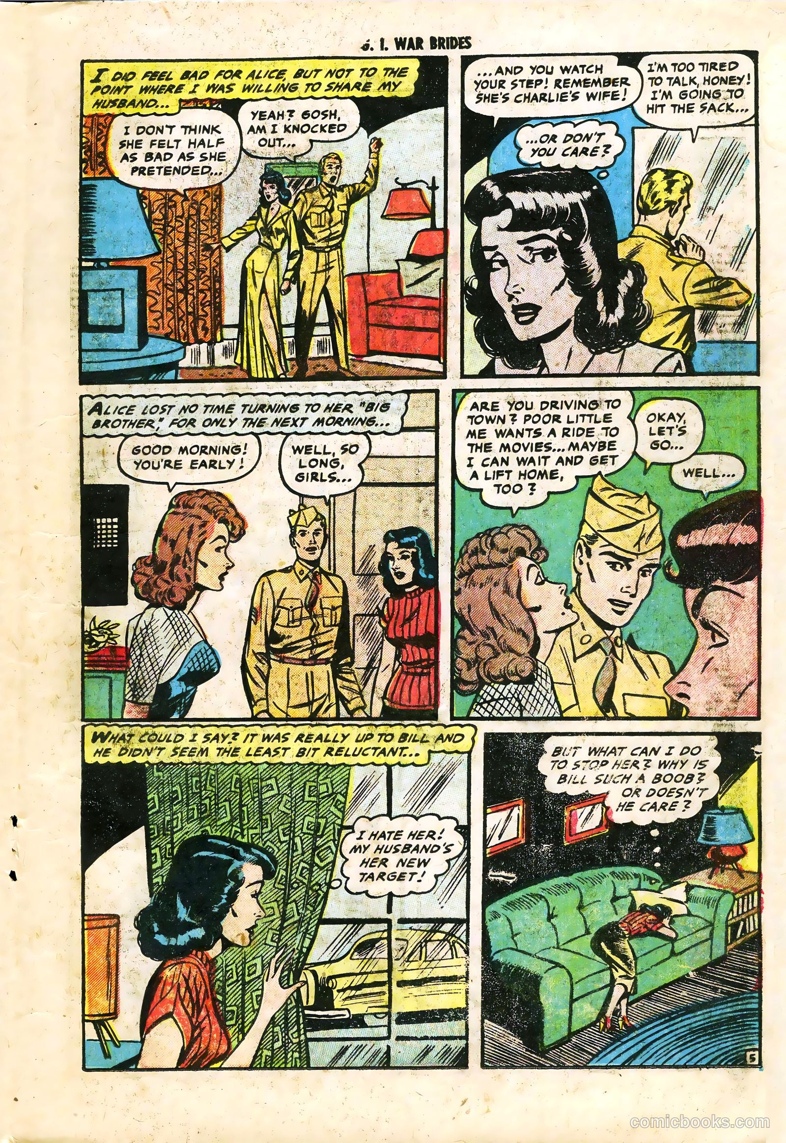 G.I. War Brides #3 (1954) — page 15 of 36