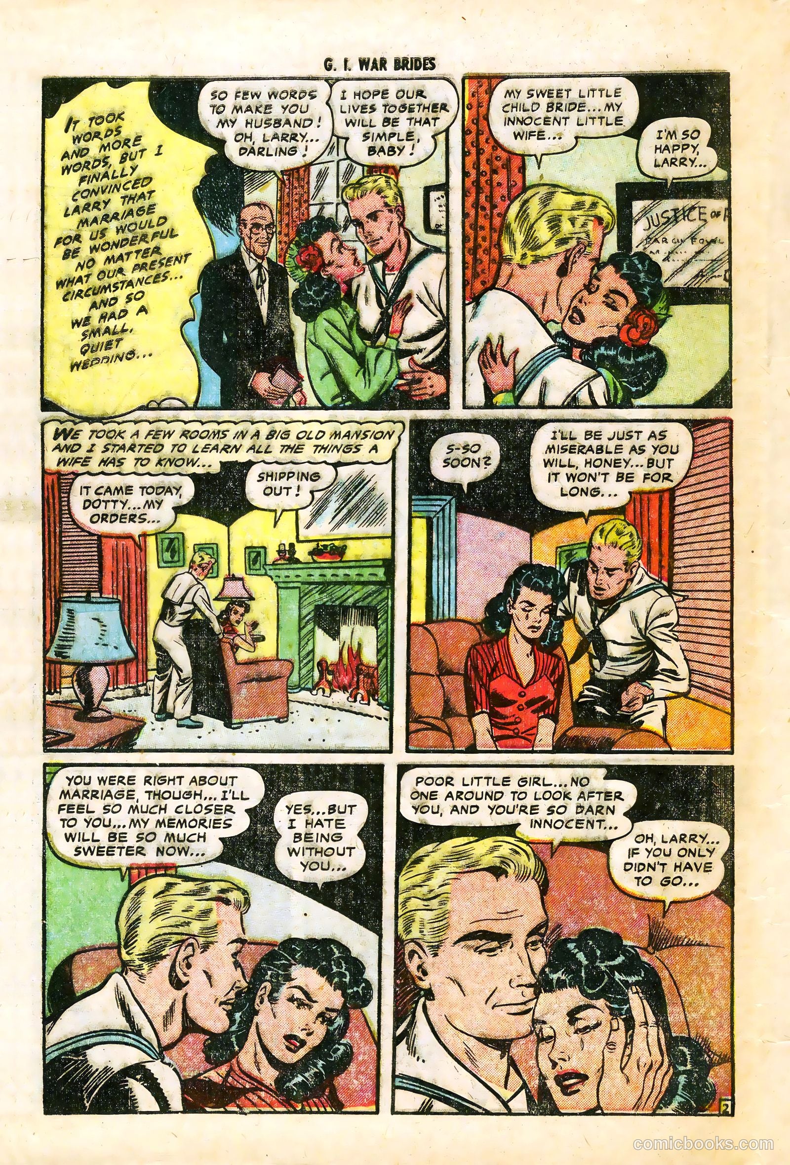 G.I. War Brides #3 (1954) — page 28 of 36
