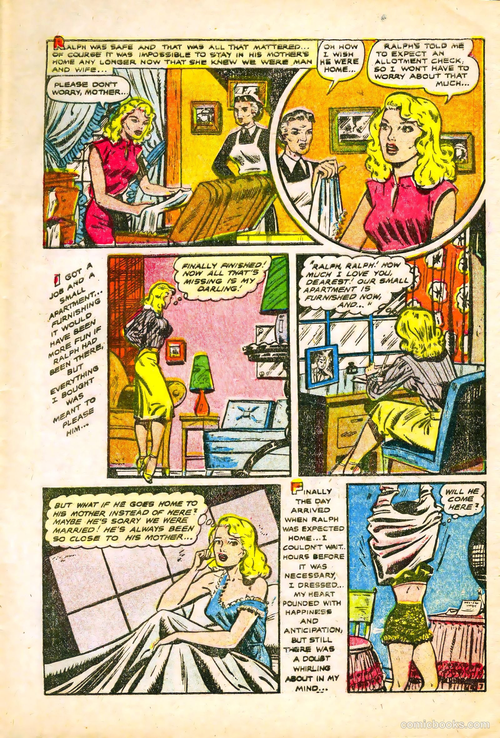G.I. War Brides #4 (1954) — page 9 of 36