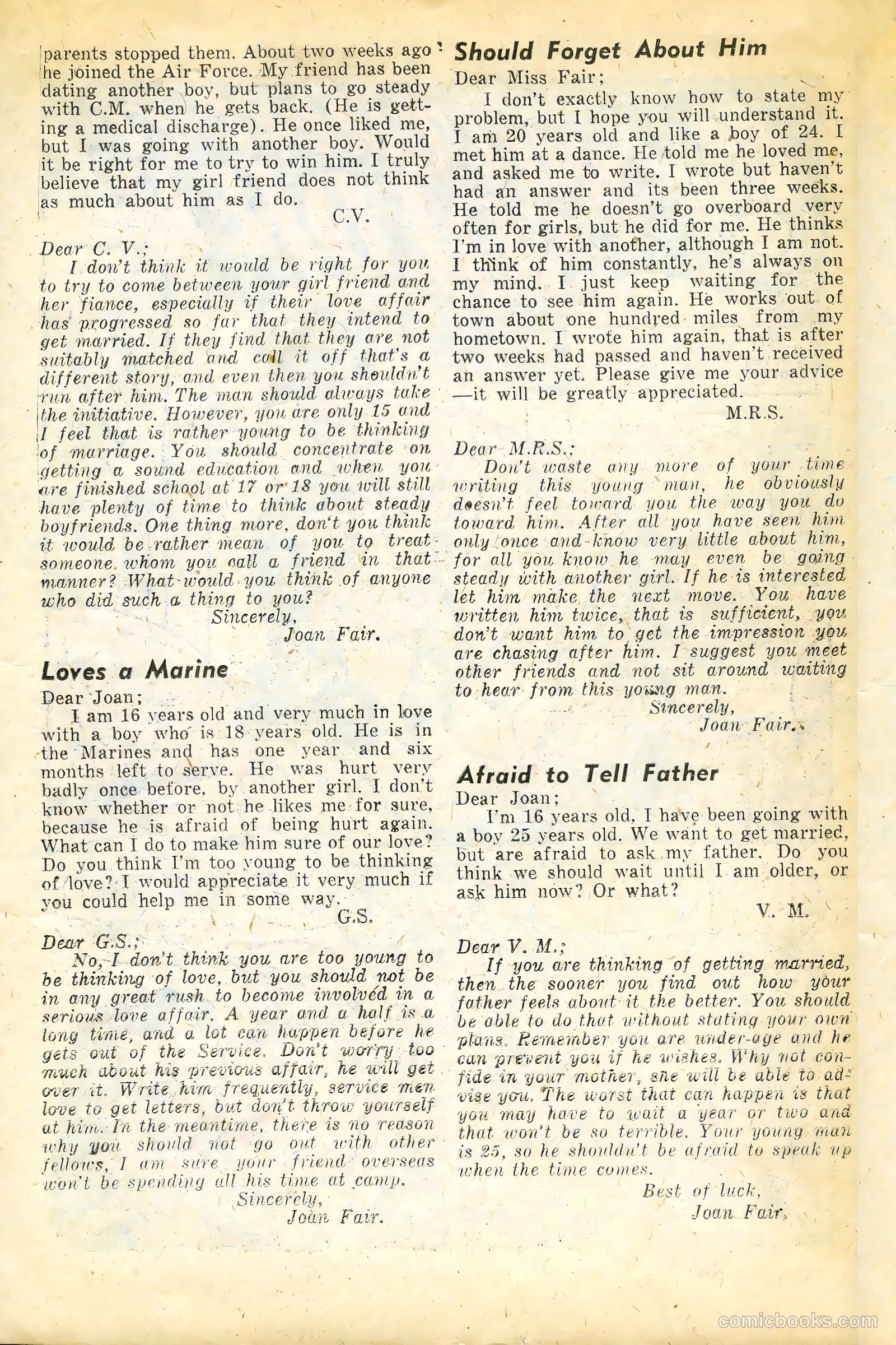 G.I. War Brides #8 (1955) — page 19 of 36