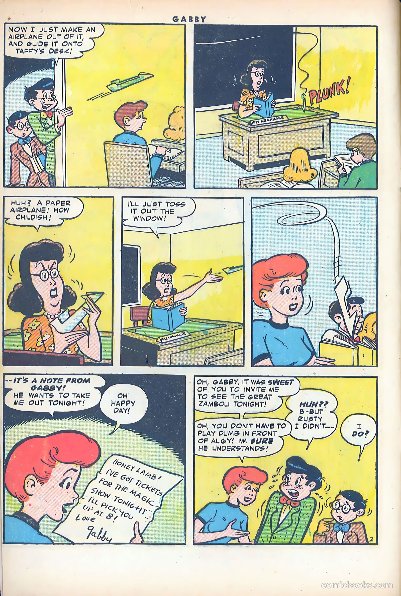 Gabby #4 (1953) — page 4 of 36