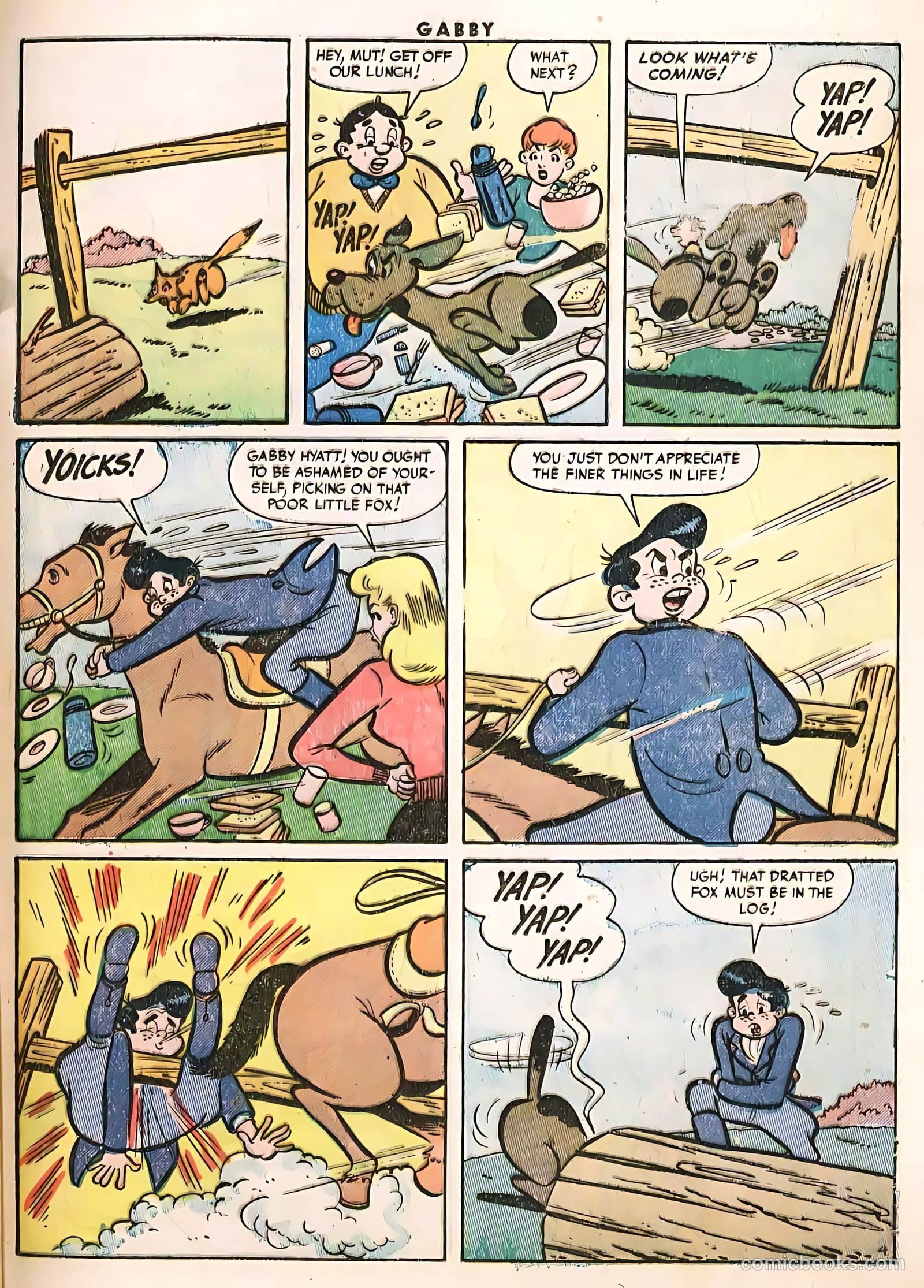 Gabby #5 (1954) — page 21 of 36