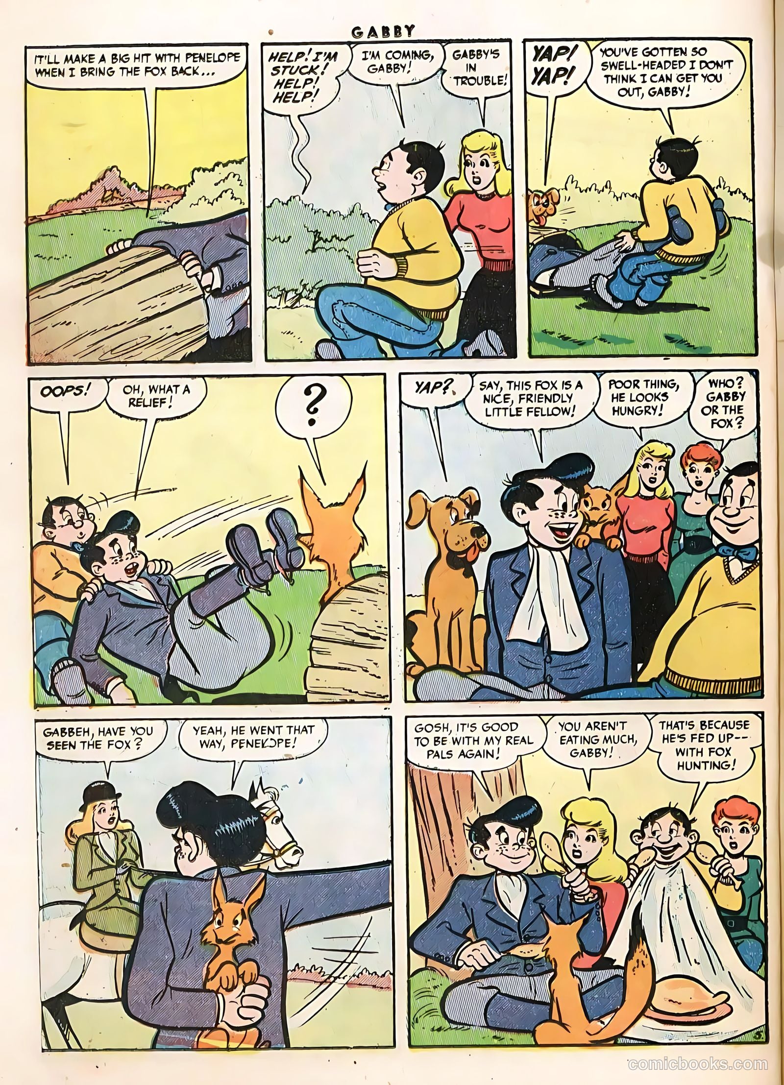 Gabby #5 (1954) — page 22 of 36
