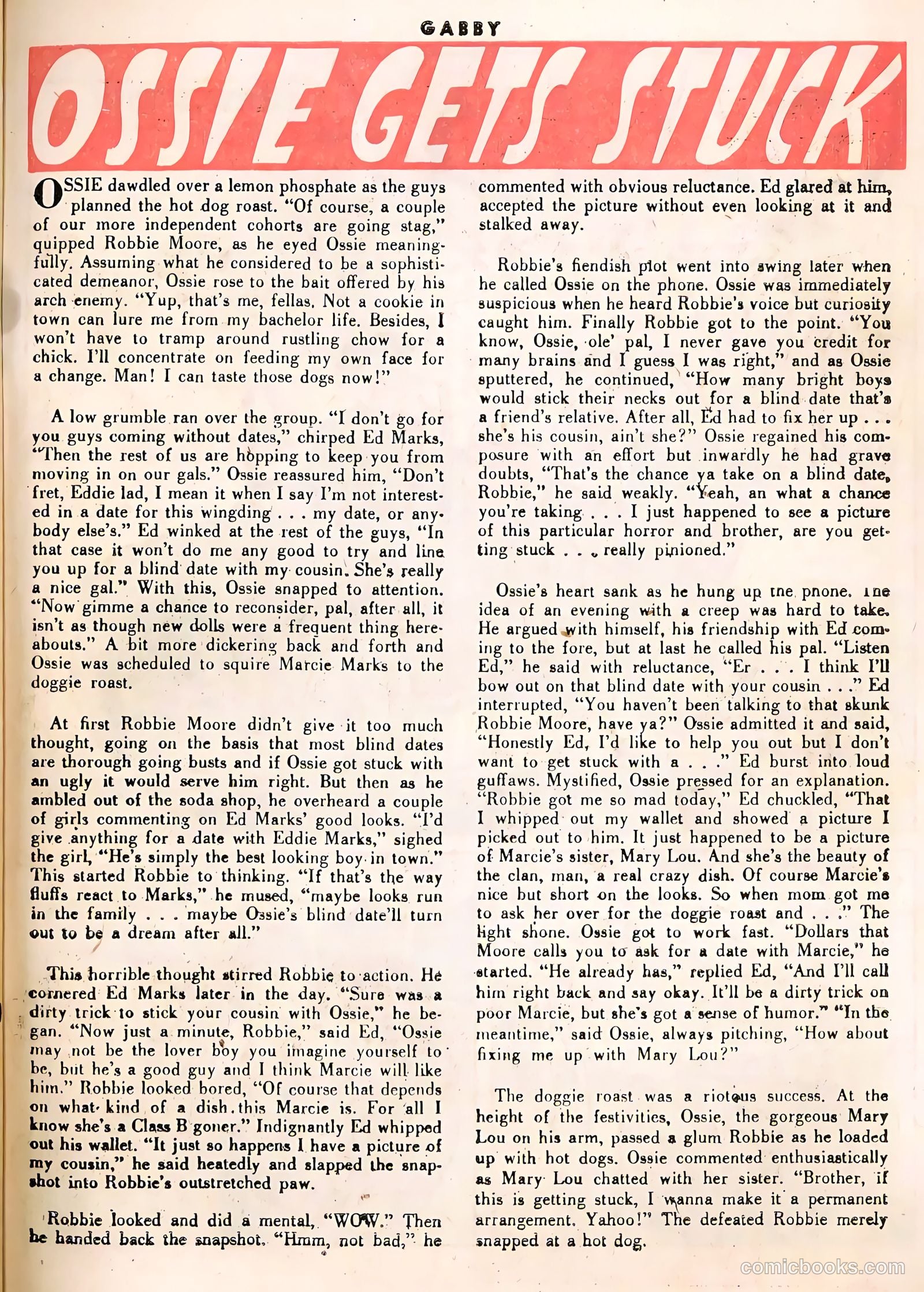 Gabby #5 (1954) — page 27 of 36