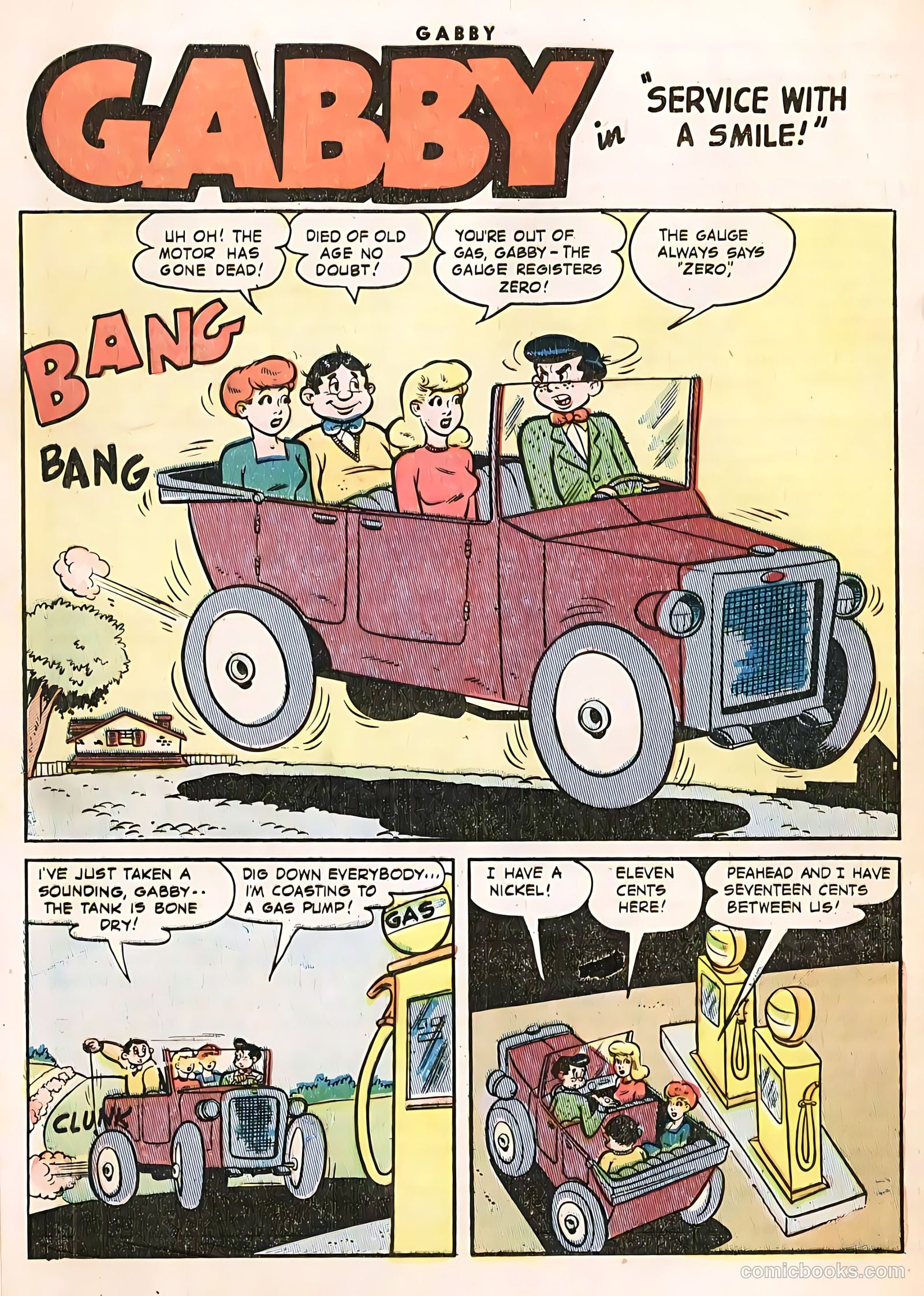 Gabby #5 (1954) — page 28 of 36