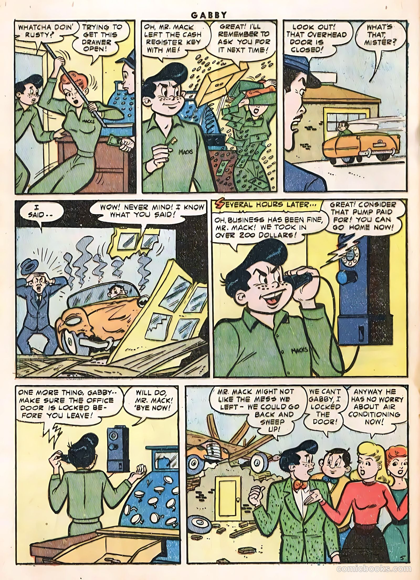 Gabby #5 (1954) — page 32 of 36