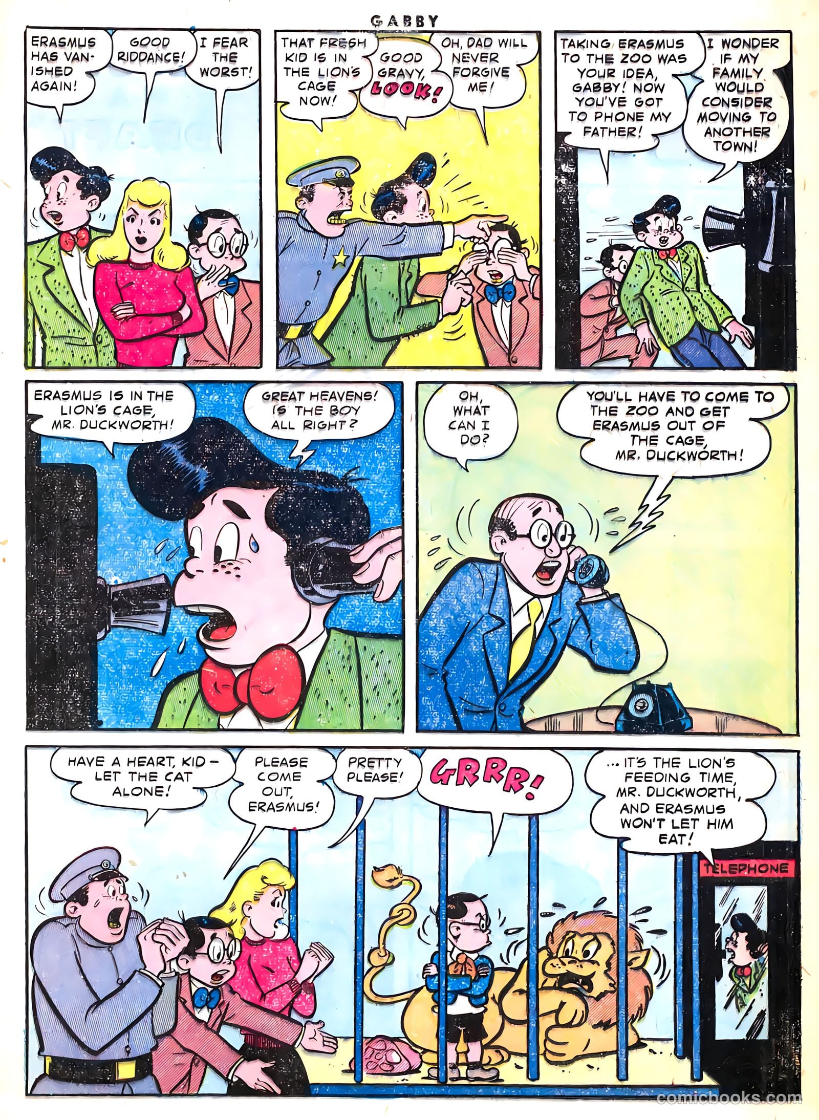 Gabby #6 (1954) — page 17 of 36