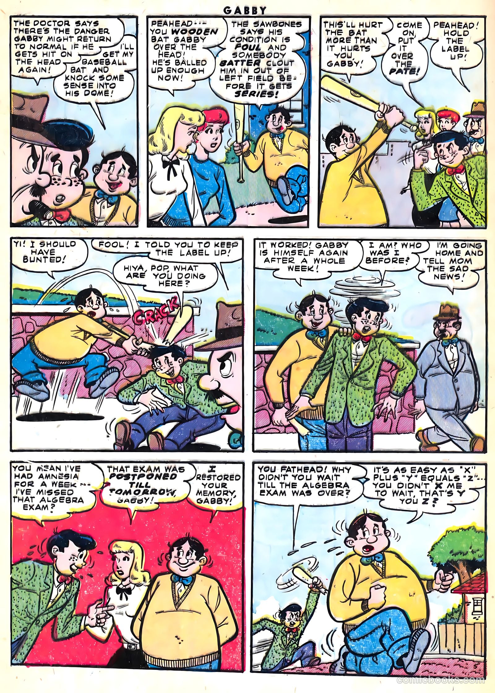 Gabby #6 (1954) — page 32 of 36