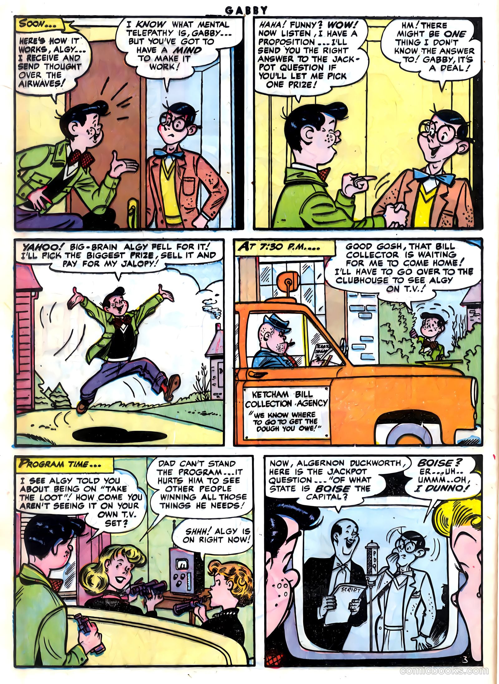 Gabby #7 (1954) — page 16 of 36