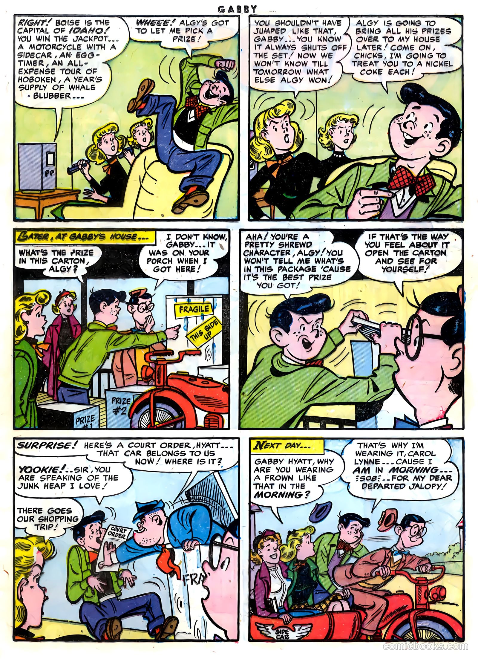 Gabby #7 (1954) — page 17 of 36