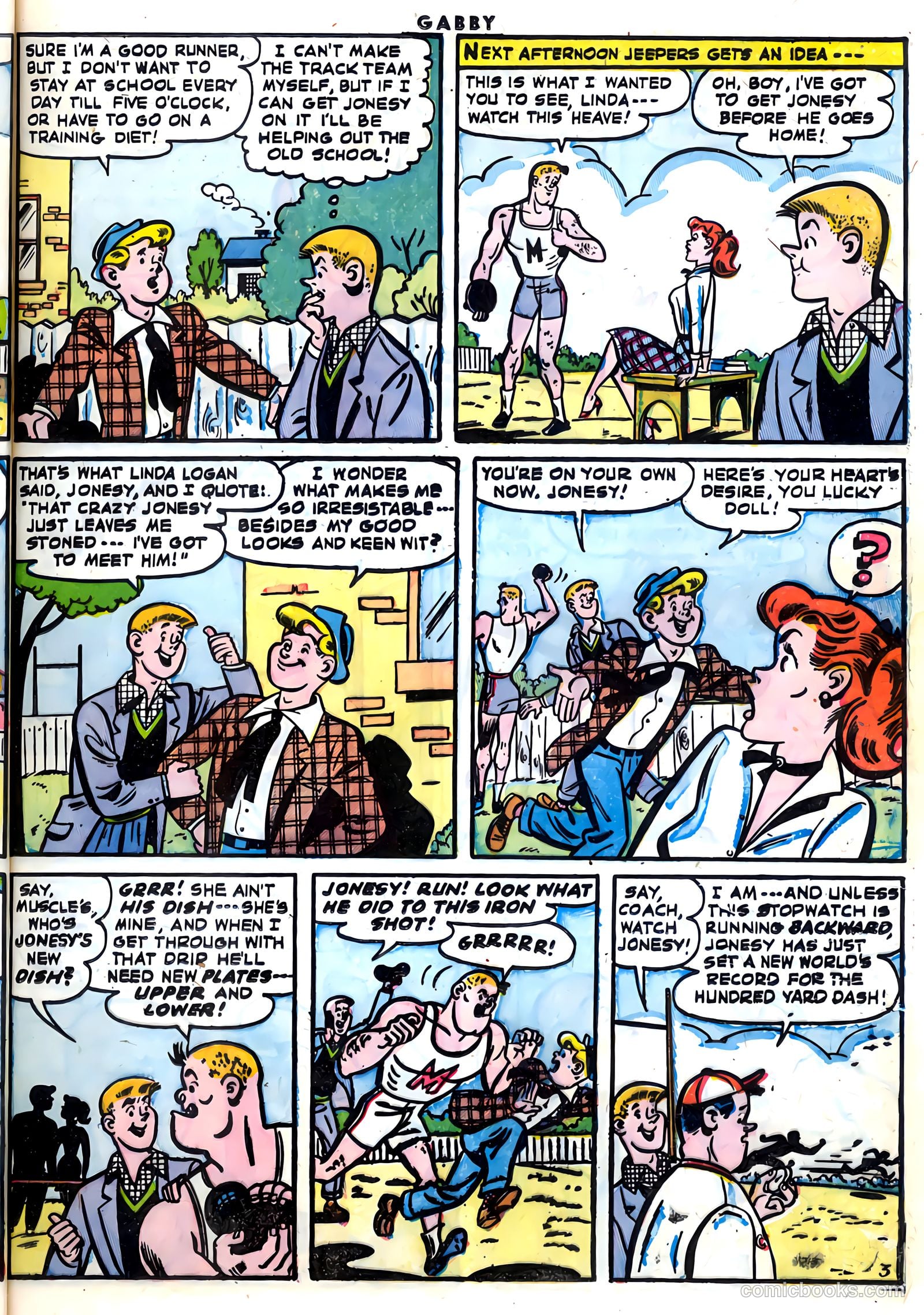 Gabby #7 (1954) — page 25 of 36