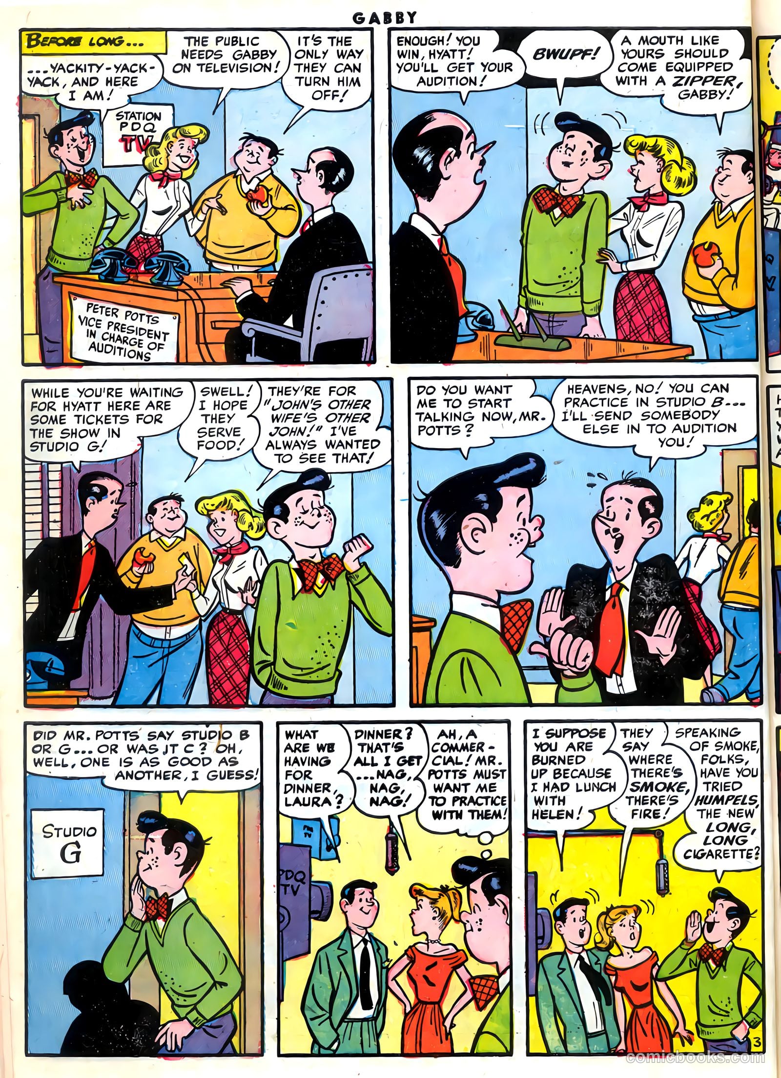 Gabby #7 (1954) — page 30 of 36