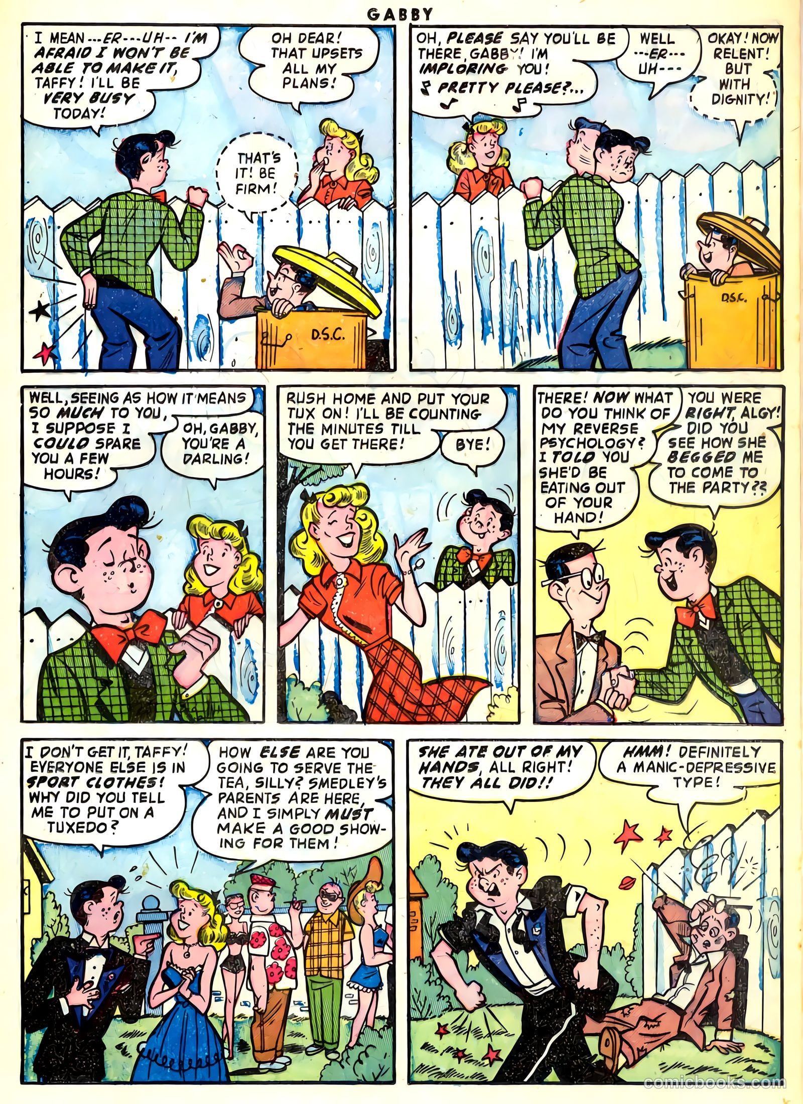 Gabby #8 (1954) — page 17 of 36