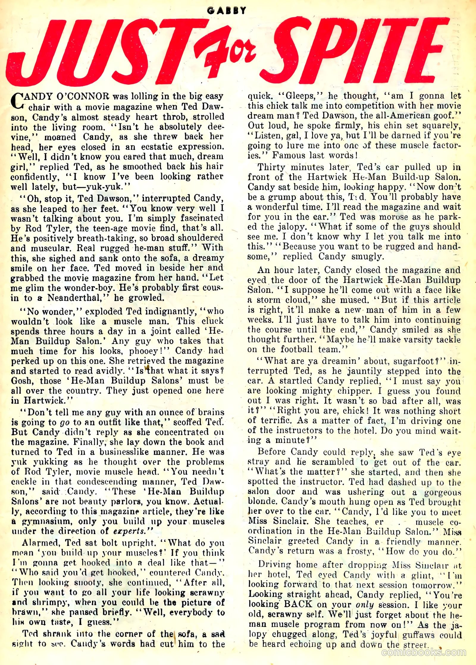 Gabby #8 (1954) — page 27 of 36