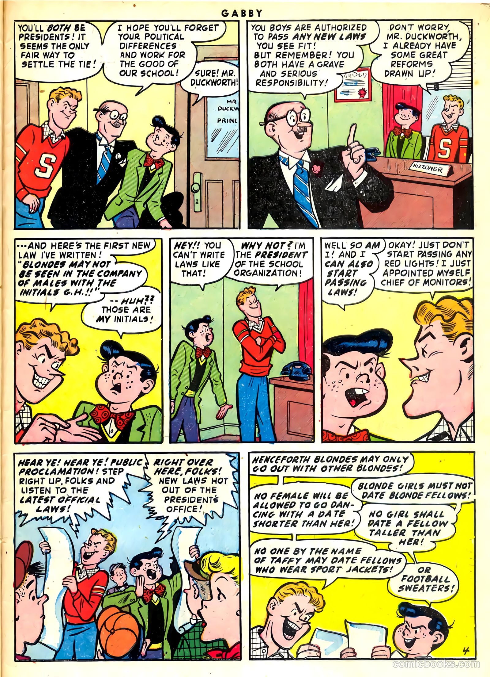 Gabby #8 (1954) — page 31 of 36