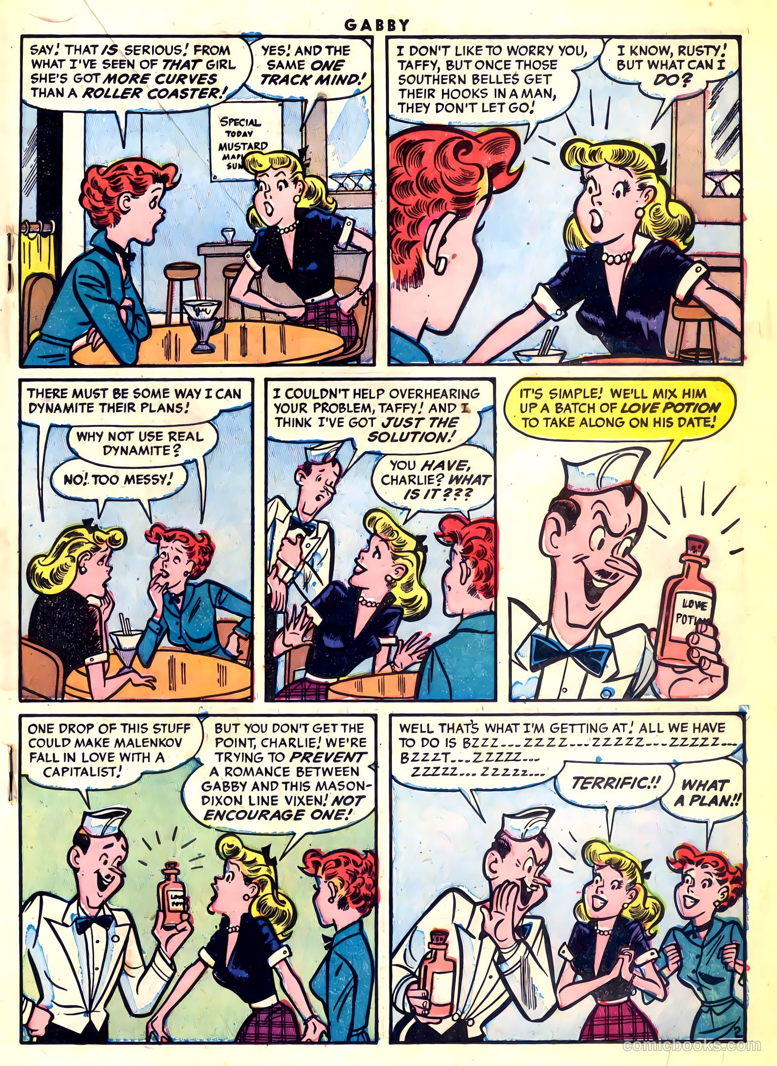 Gabby #9 (1954) — page 19 of 36