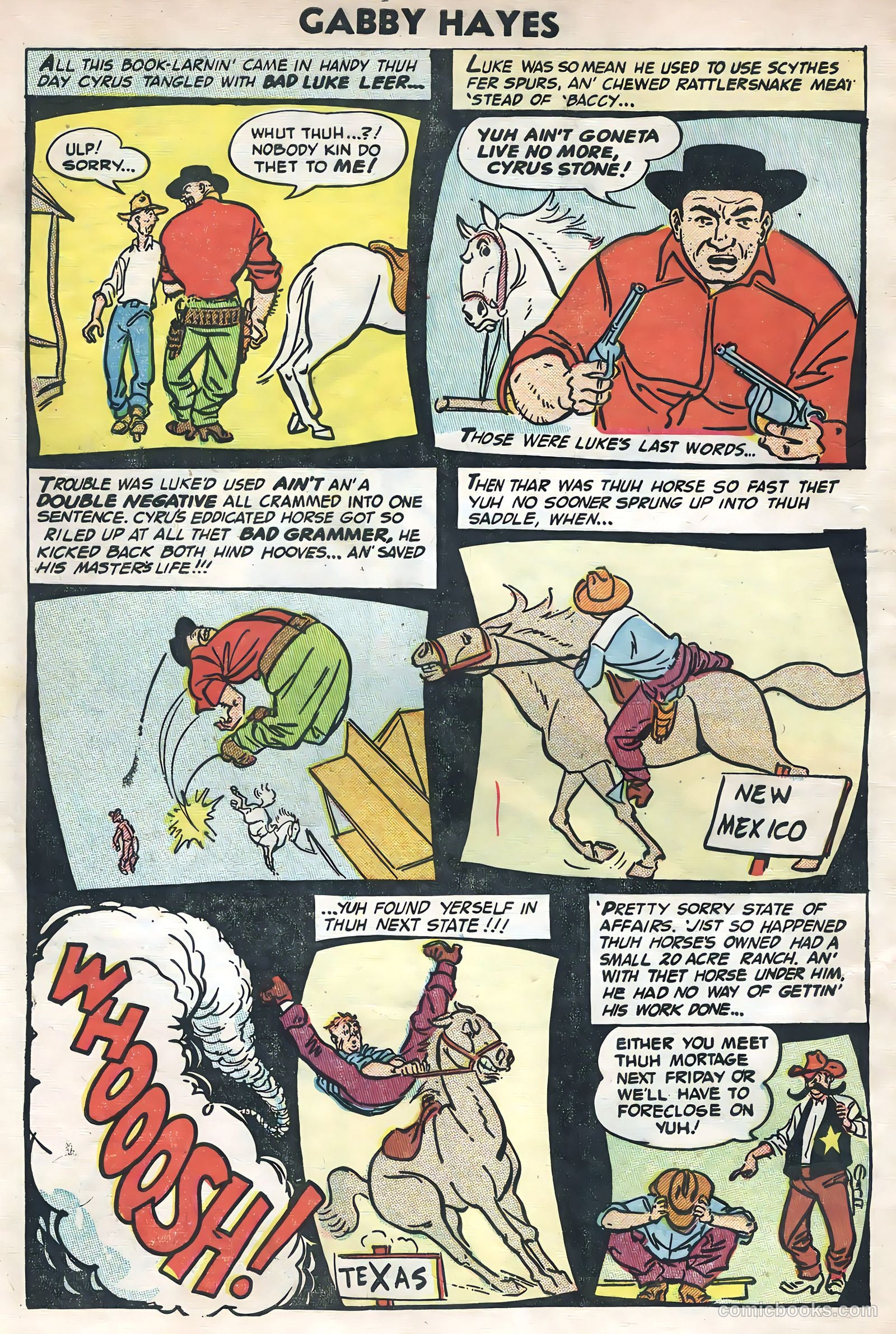 Gabby Hayes #51 (1954) — page 4 of 36
