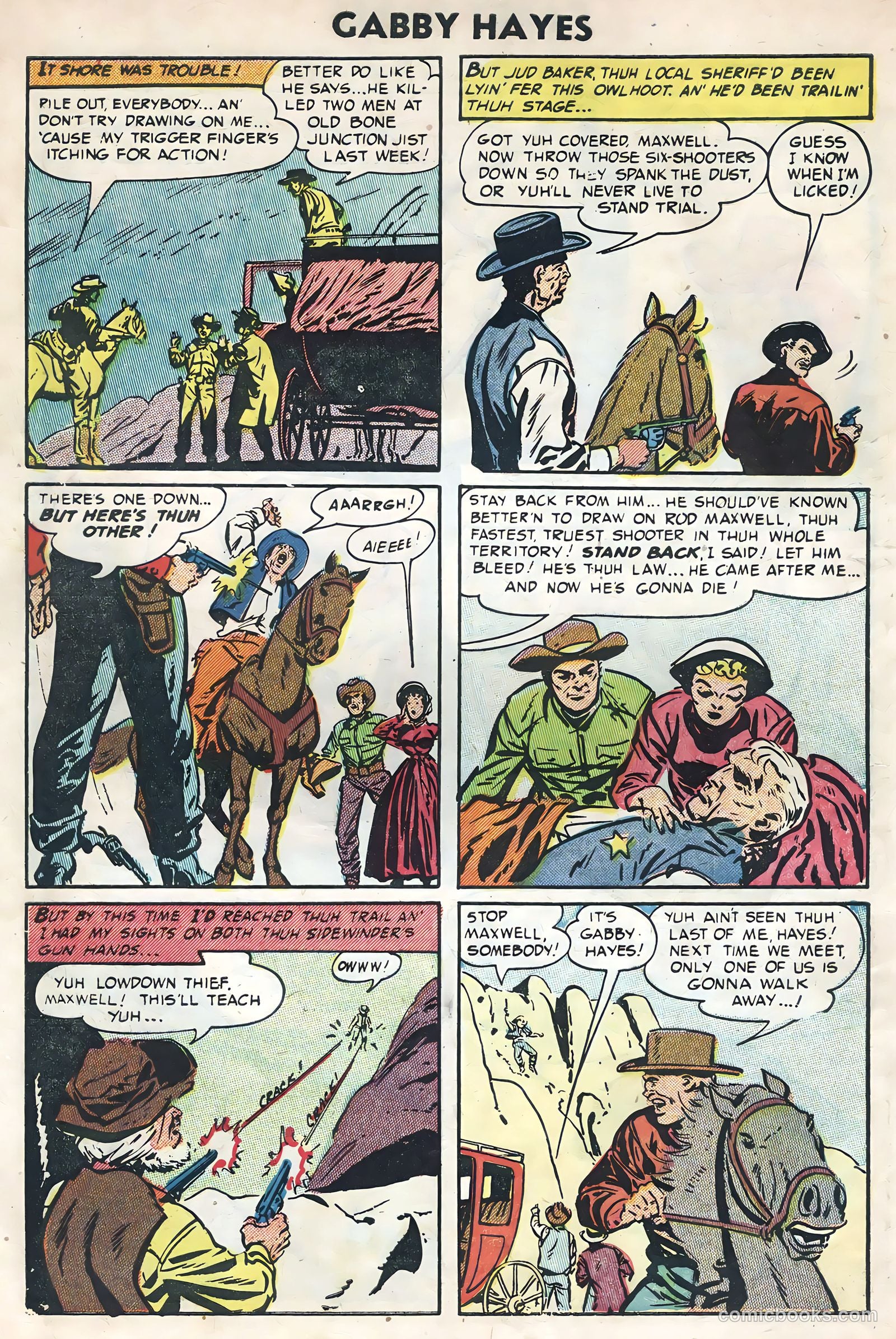 Gabby Hayes #51 (1954) — page 6 of 36