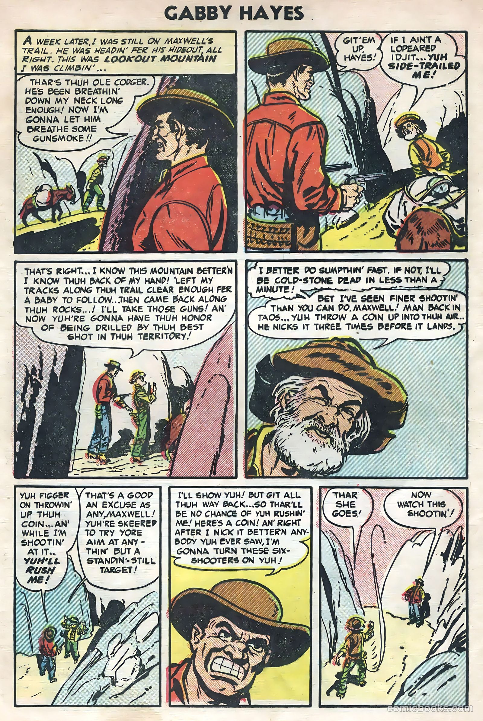 Gabby Hayes #51 (1954) — page 8 of 36