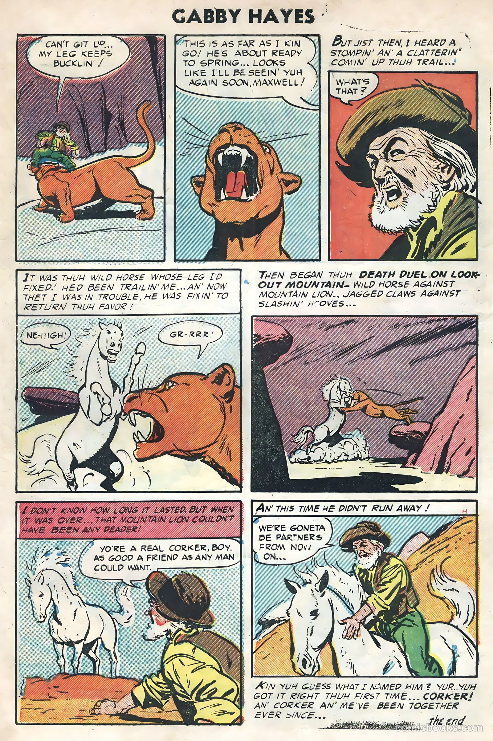 Gabby Hayes #51 (1954) — page 10 of 36