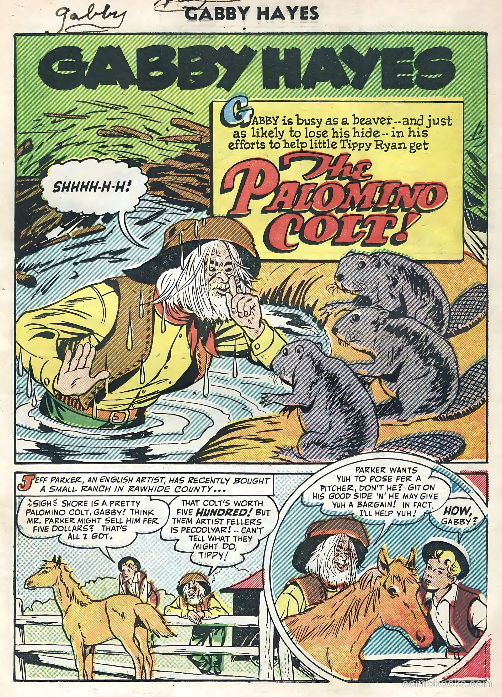 Gabby Hayes #51 (1954) — page 11 of 36