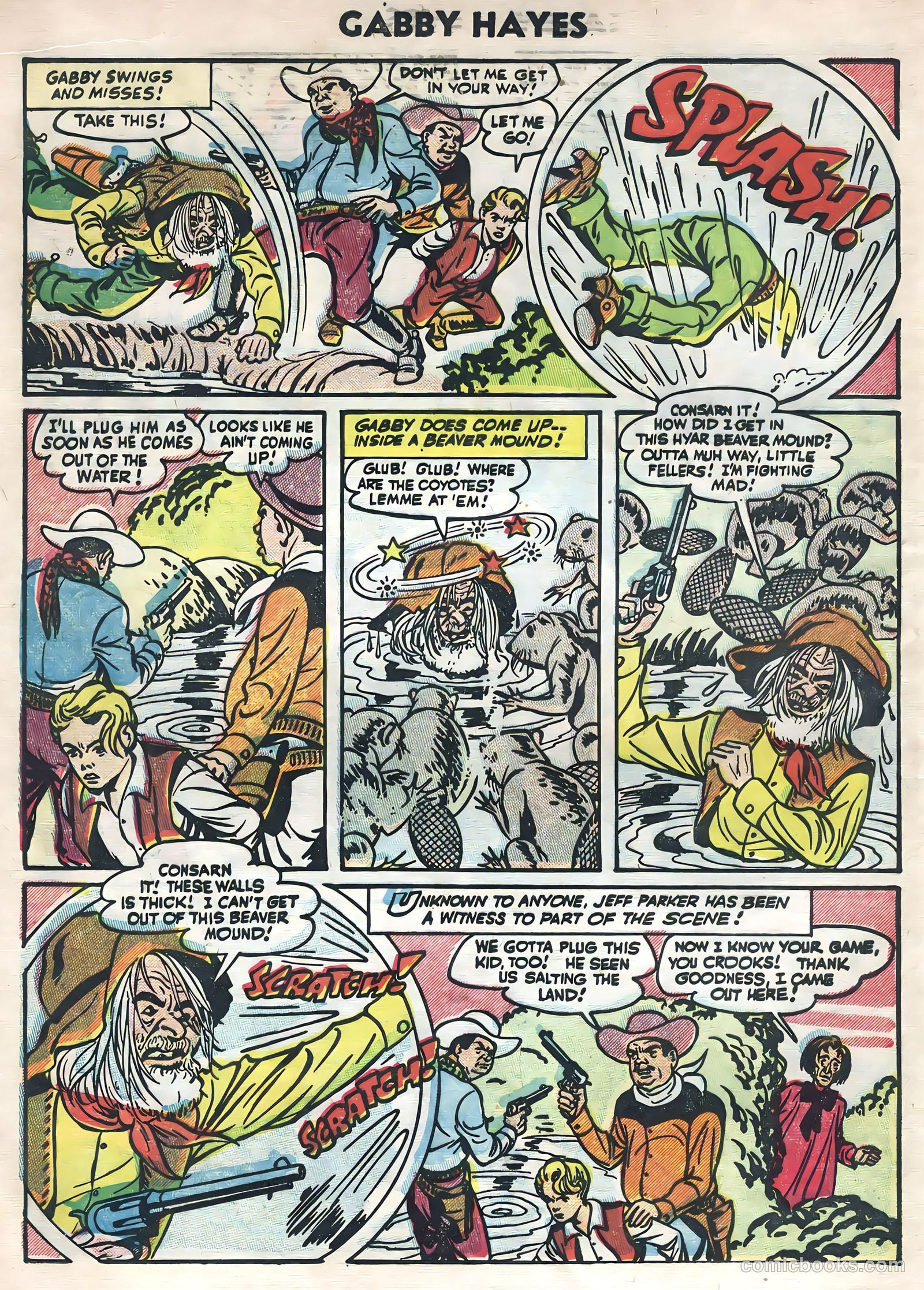 Gabby Hayes #51 (1954) — page 16 of 36