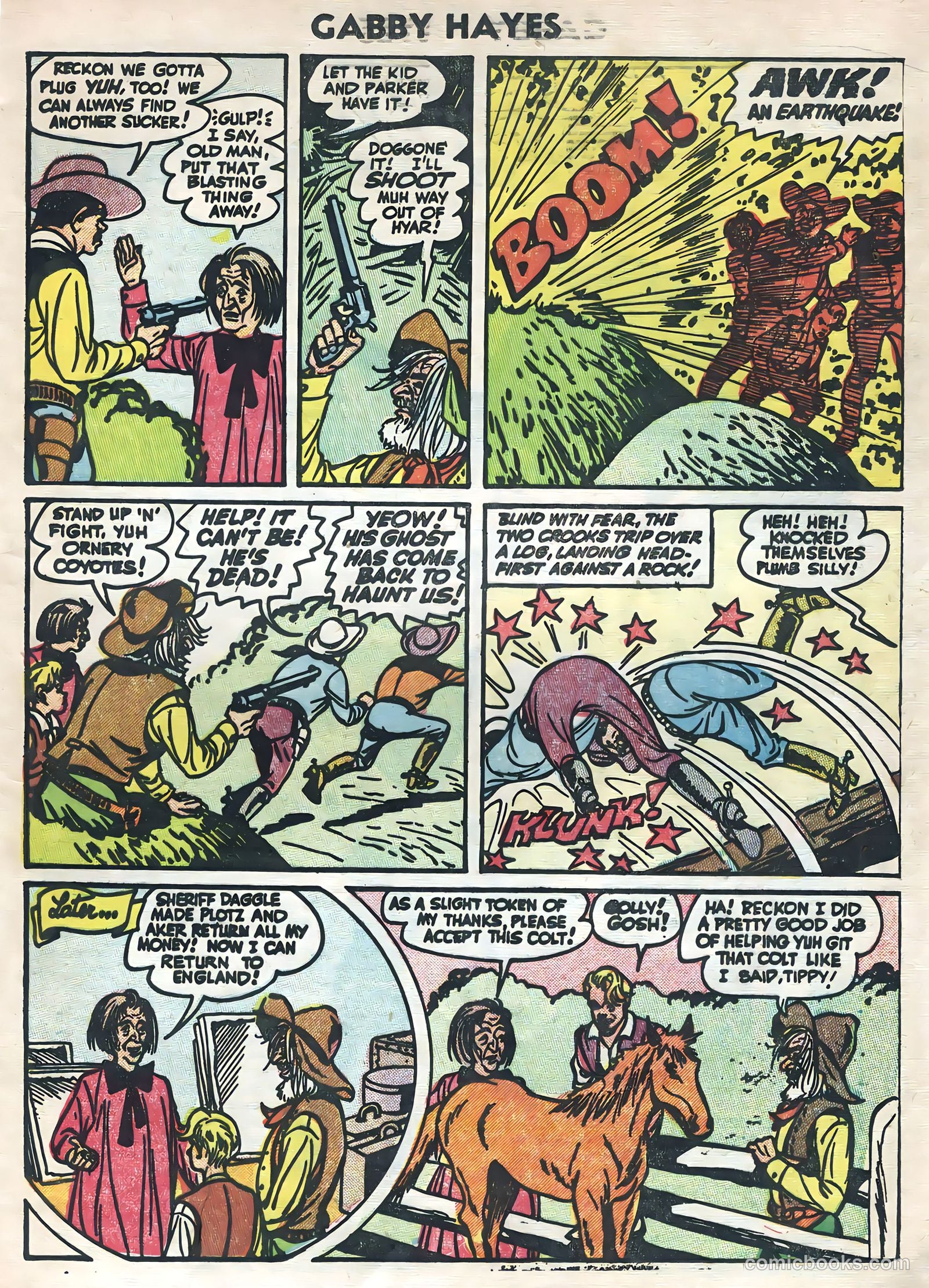 Gabby Hayes #51 (1954) — page 17 of 36
