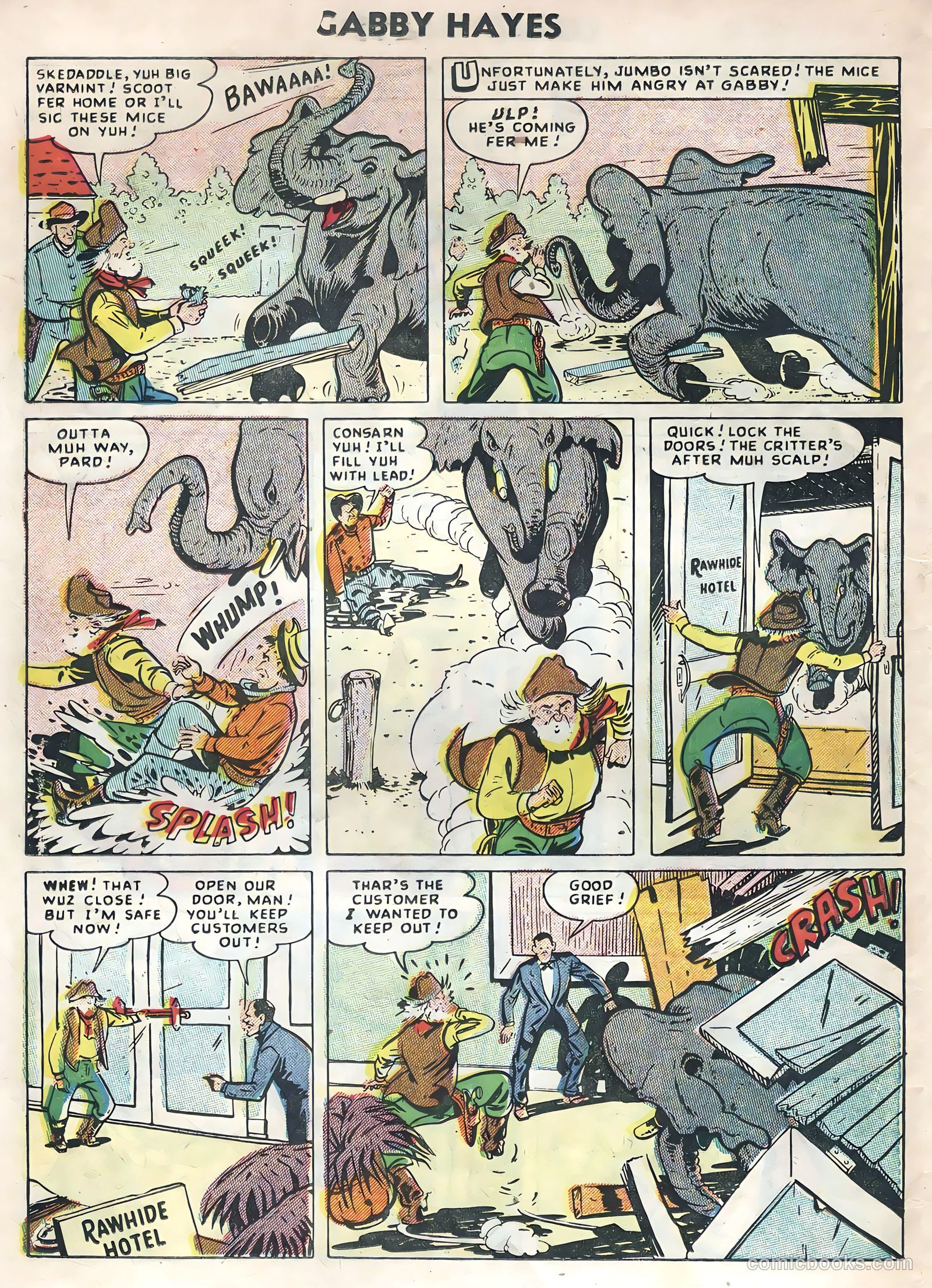 Gabby Hayes #51 (1954) — page 22 of 36
