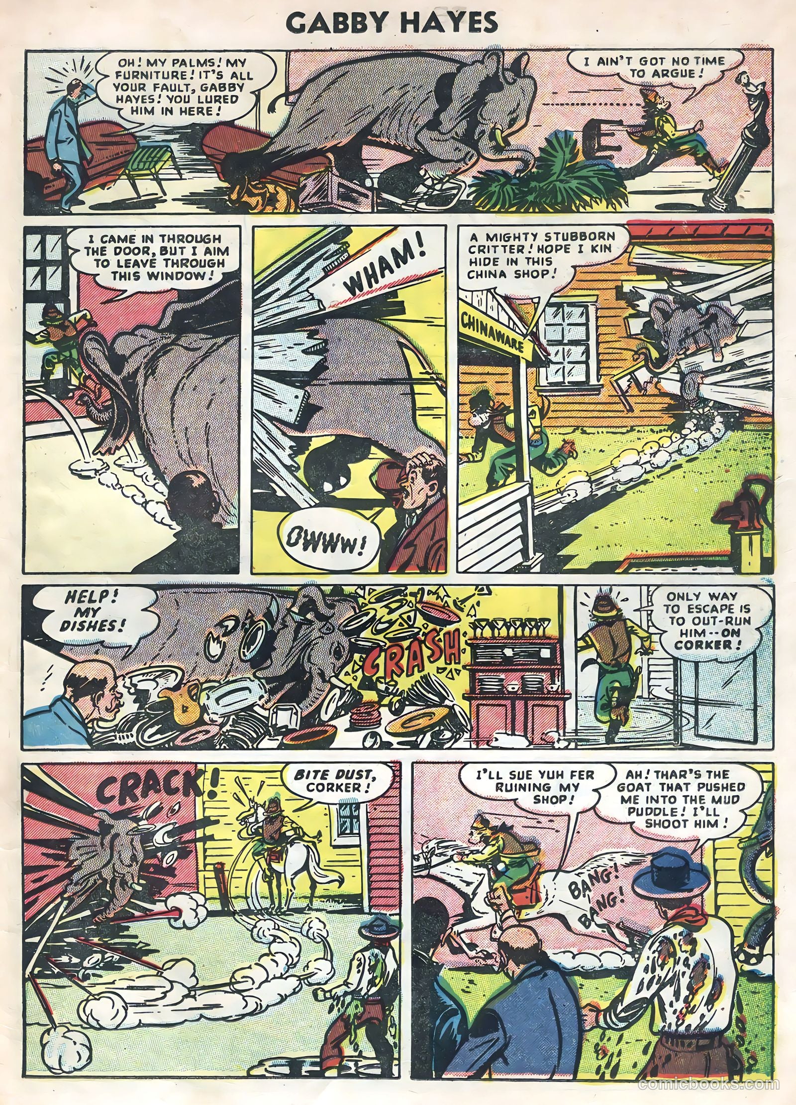 Gabby Hayes #51 (1954) — page 23 of 36