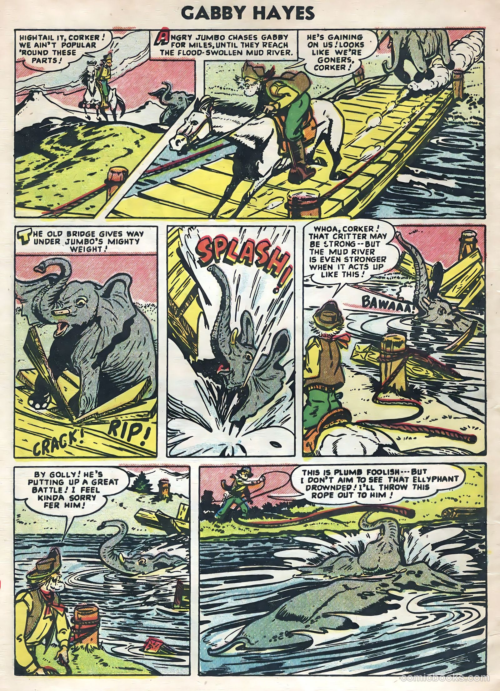 Gabby Hayes #51 (1954) — page 24 of 36